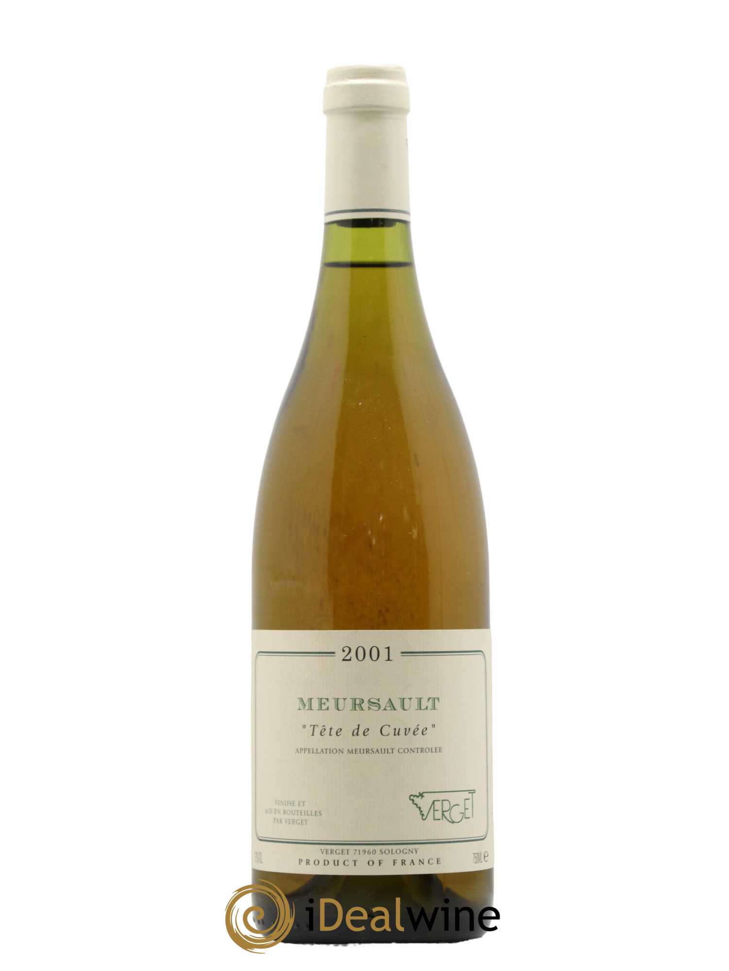 Meursault Tete de Cuvée Verget 2001 - Lot de 1 bouteille - 0