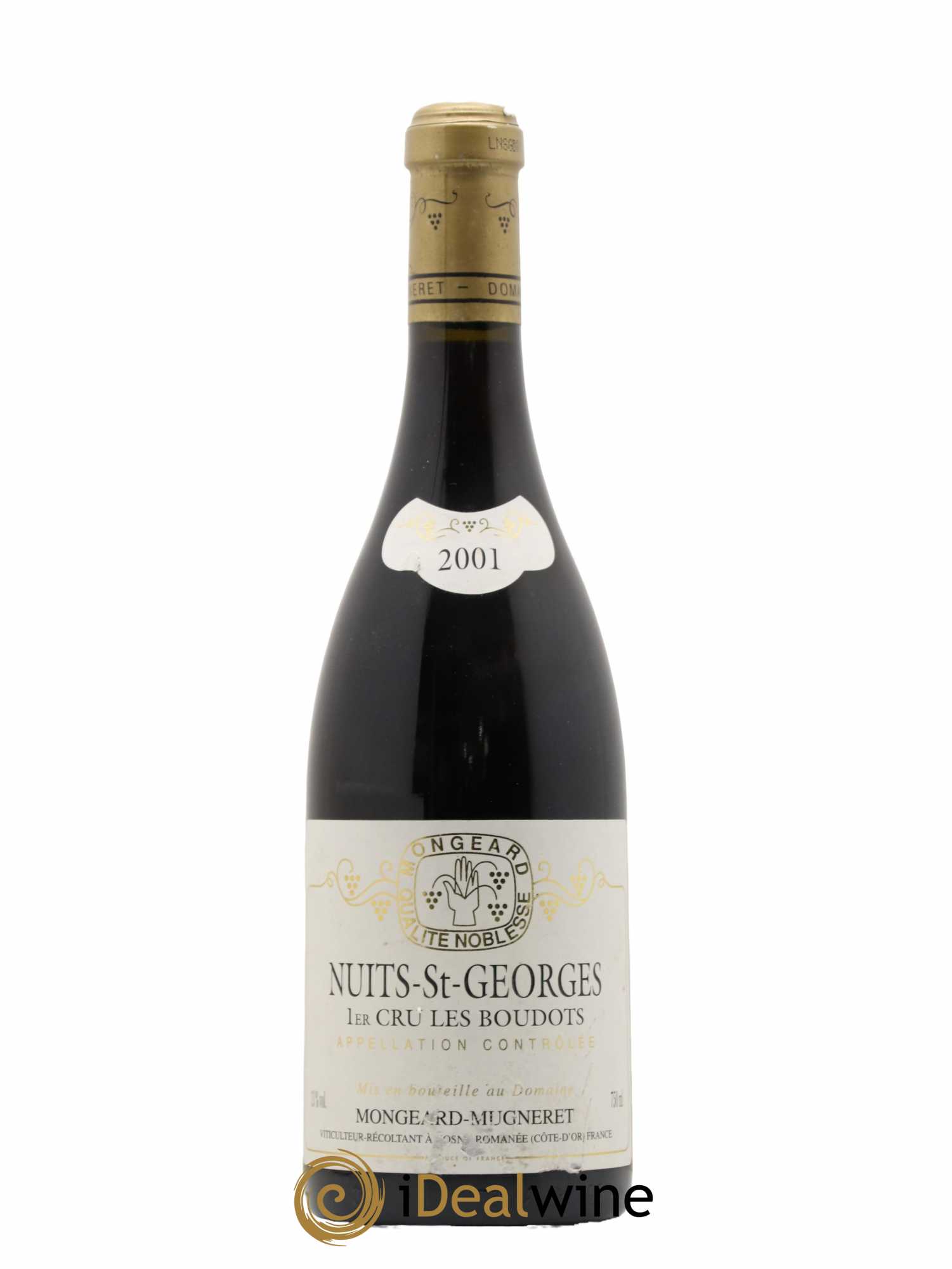 Nuits-Saint-Georges 1er Cru Aux Boudots Mongeard-Mugneret (Domaine) 2001 - Lot de 1 bouteille - 0