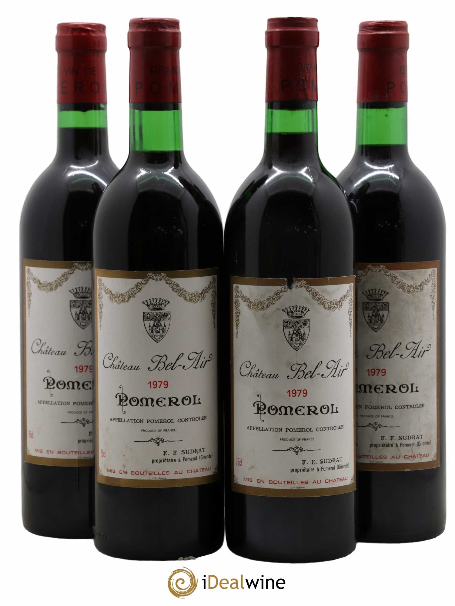 Château Bel Air 1979 - Lot de 4 bouteilles - 0