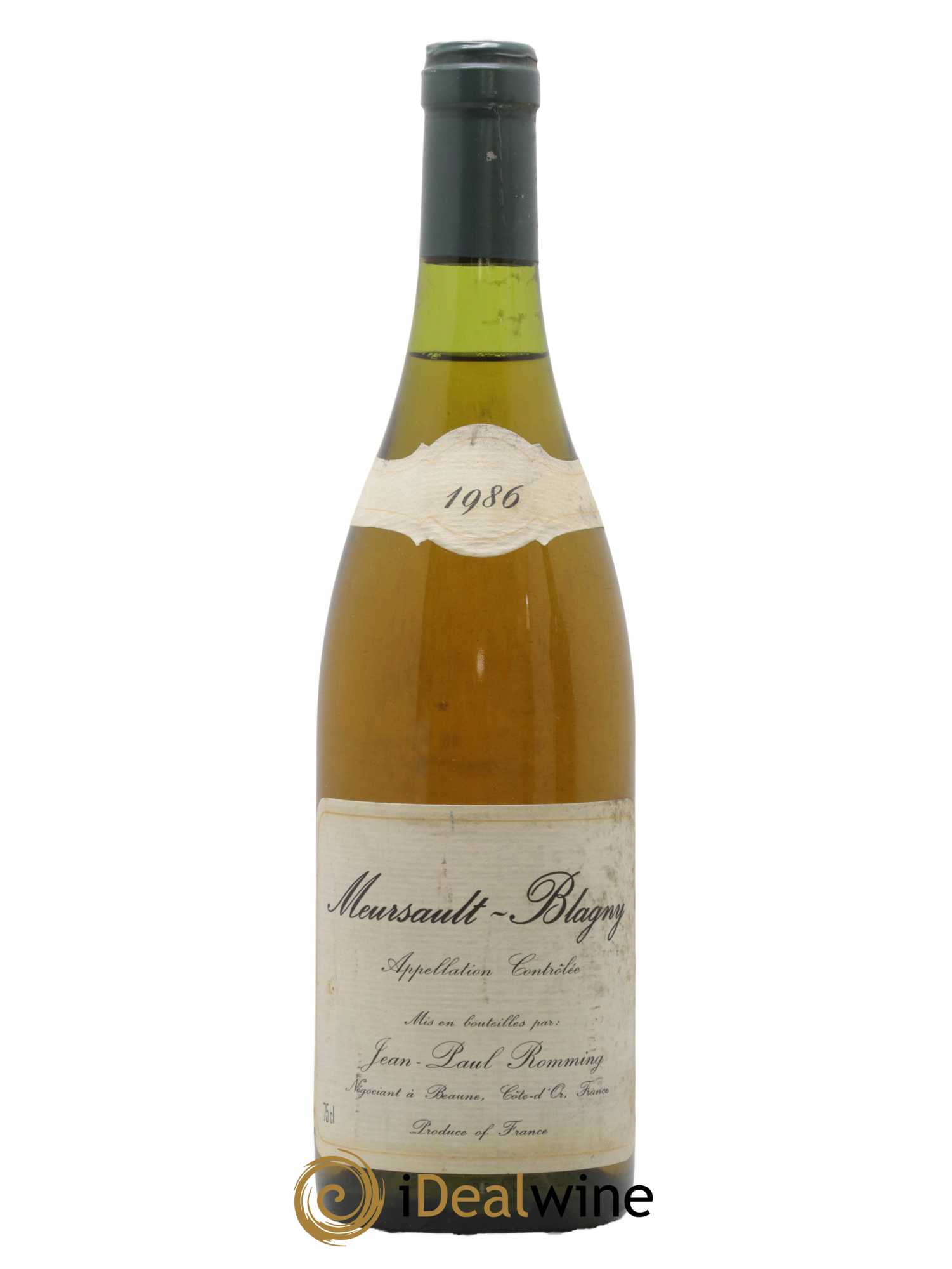 Meursault 1er Cru Blagny Jean-Paul Romming 1986 - Lot de 1 bouteille - 0