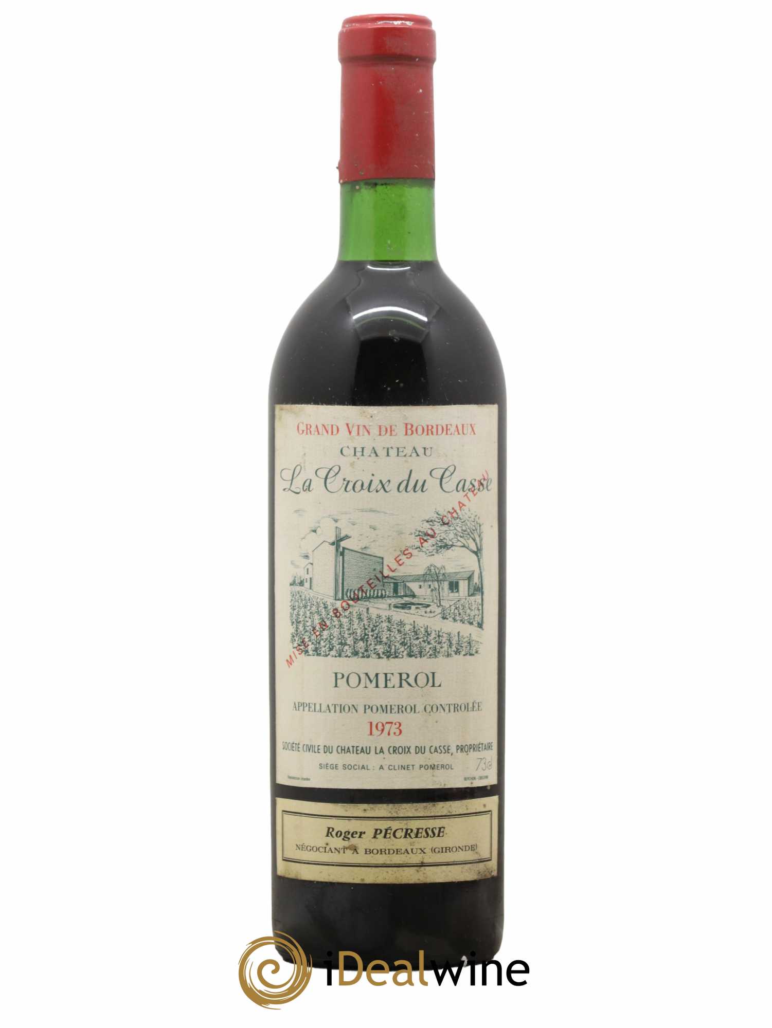 Château la Croix du Casse 1973 - Lot de 1 bouteille - 0