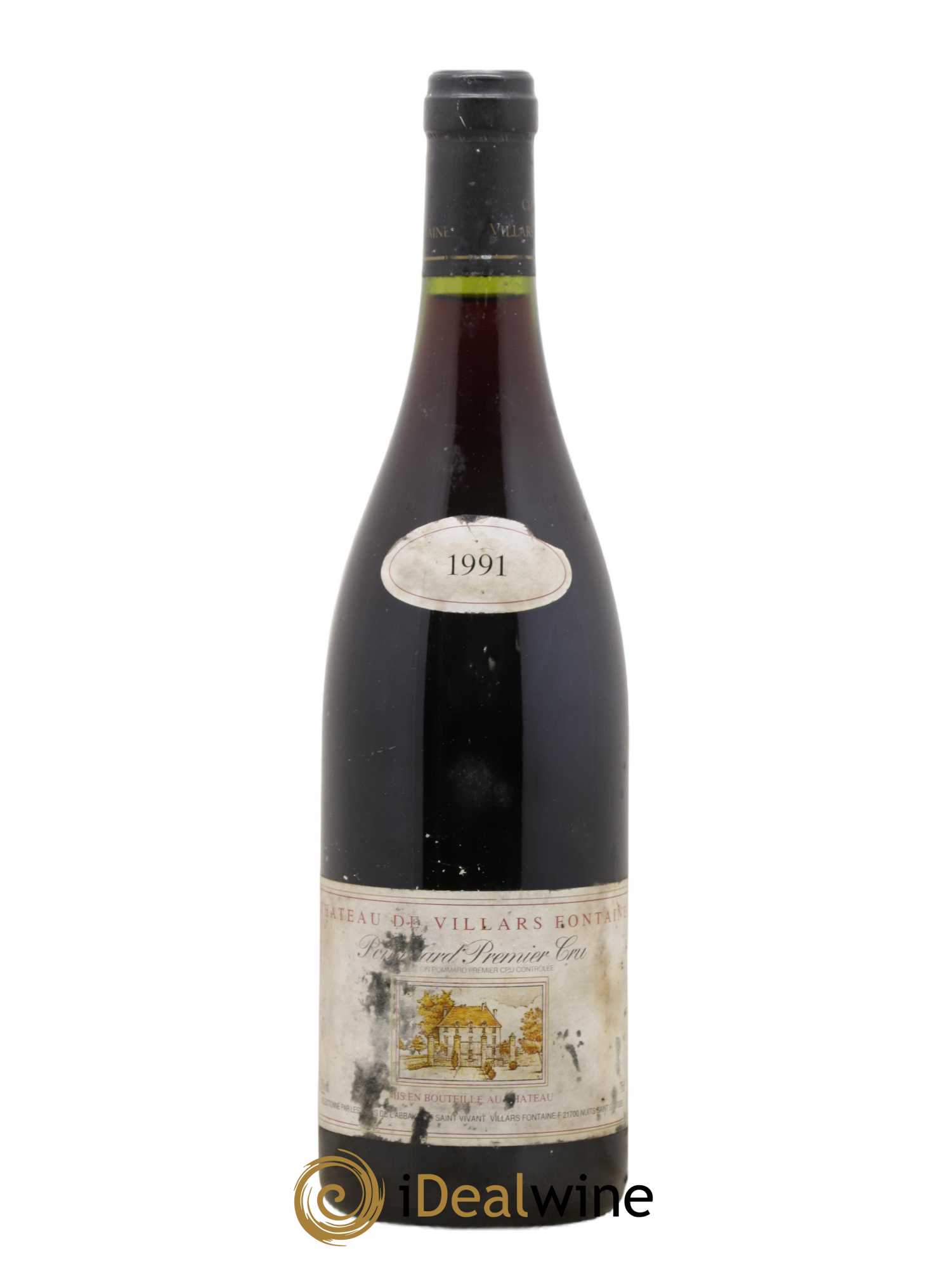 Pommard 1er Cru Château de Villars Fontaine 1991 - Posten von 1 Flasche - 0