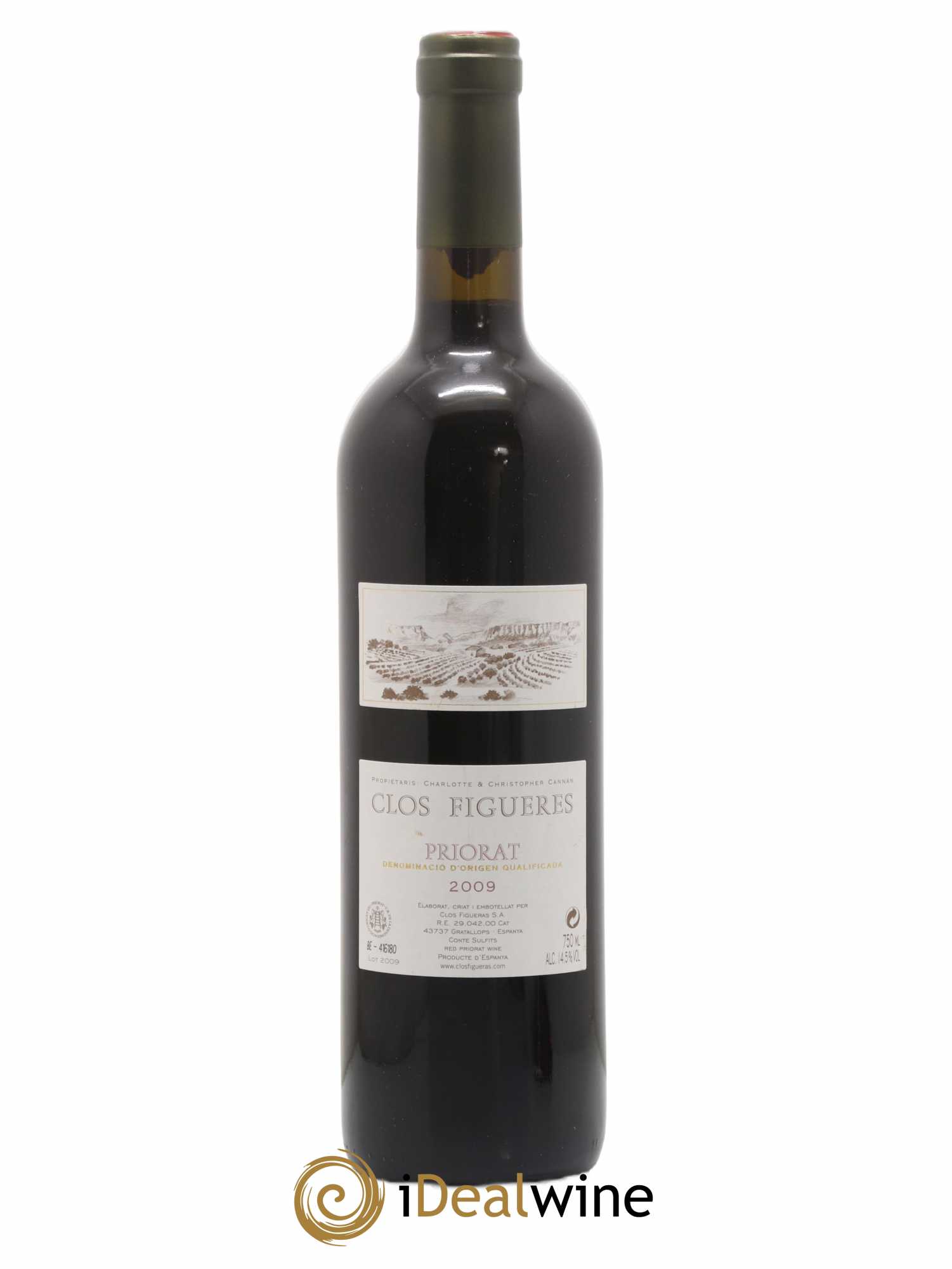 Priorat DOCA Clos Figueres Figueras 2009 - Posten von 1 Flasche - 0