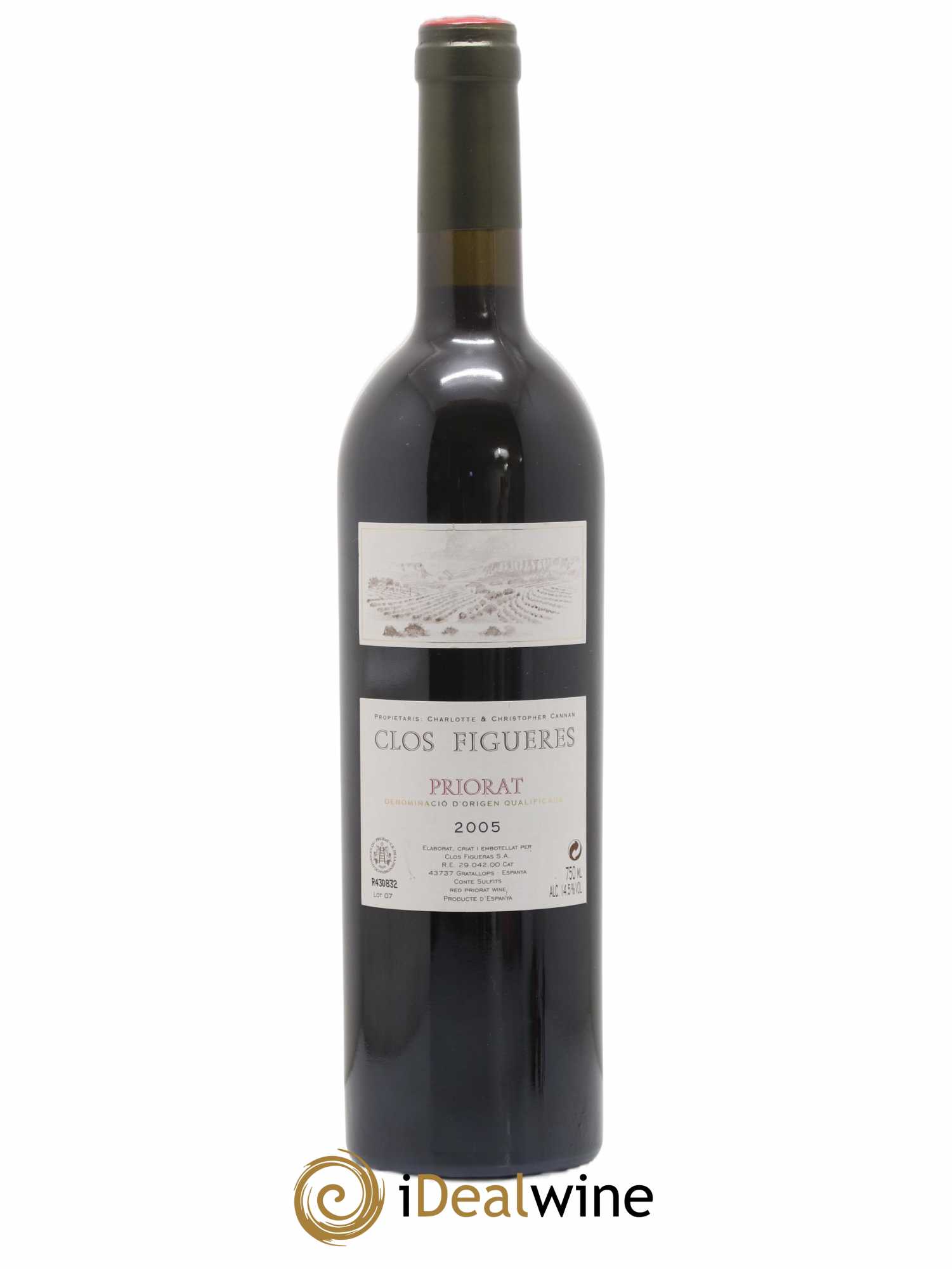 Priorat DOCA Clos Figueres Figueras 2005 - Posten von 1 Flasche - 0