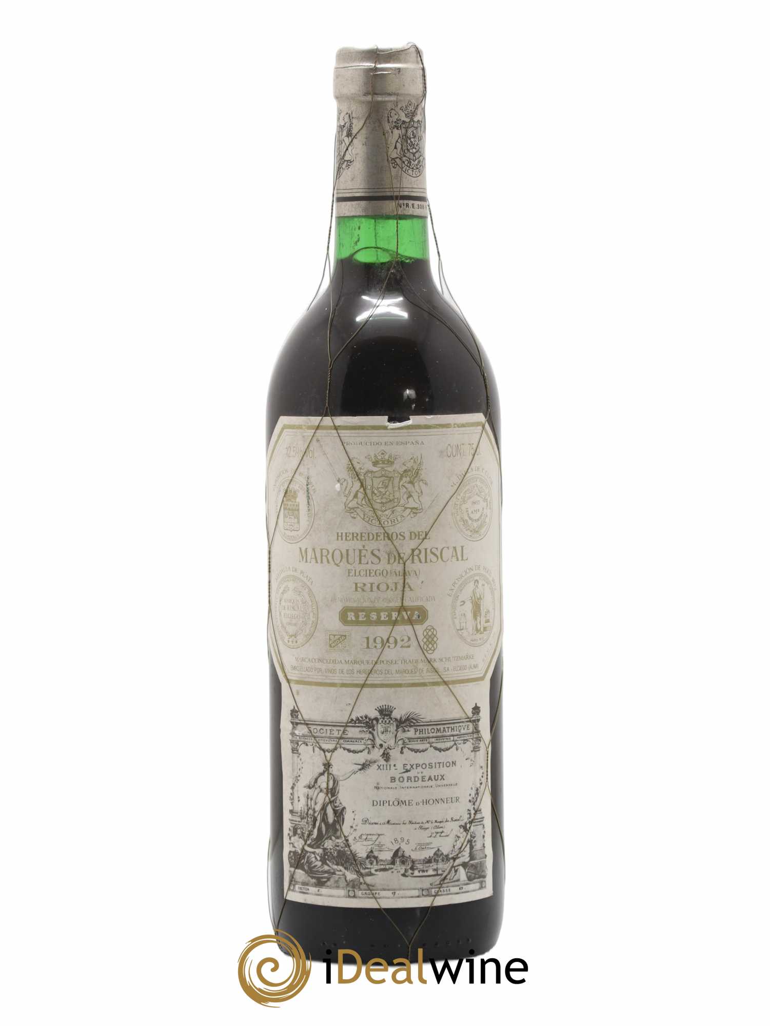 Rioja DOCA Reserva Marqués de Riscal 1992 - Lot of 1 bottle - 0
