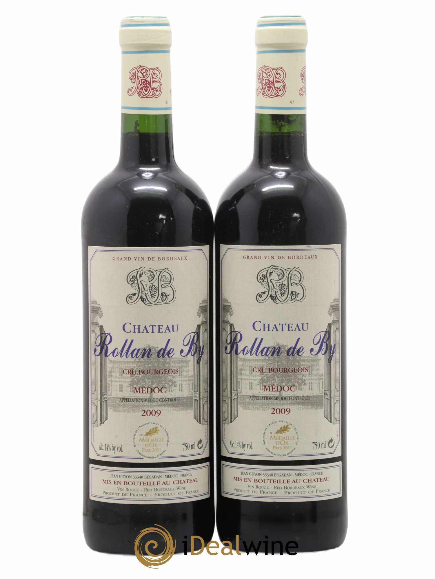 Château Rollan de By Cru Bourgeois 2009 - Lot de 2 bouteilles - 0