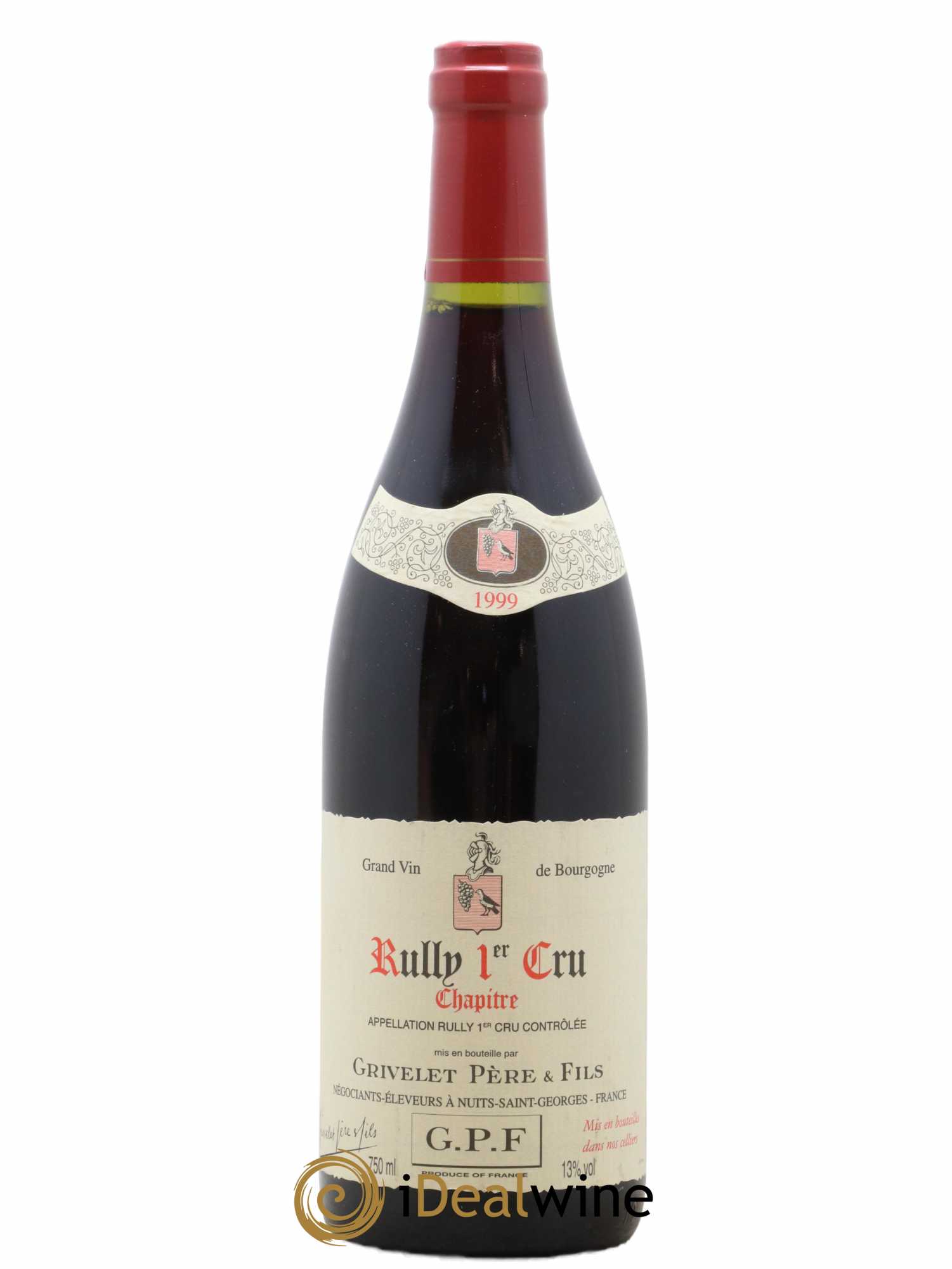 Rully 1er Cru Chapitre Grivelet Père et Fils 1999 - Posten von 1 Flasche - 0