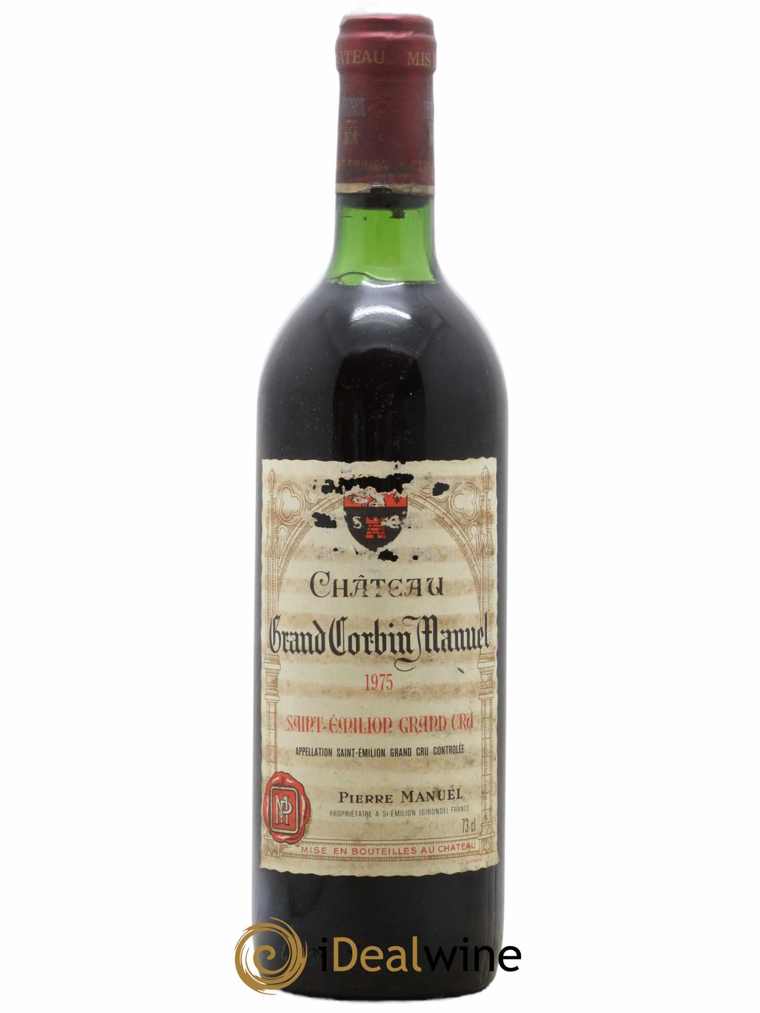 Château Grand Corbin Manuel 1975 - Lot de 1 bouteille - 0