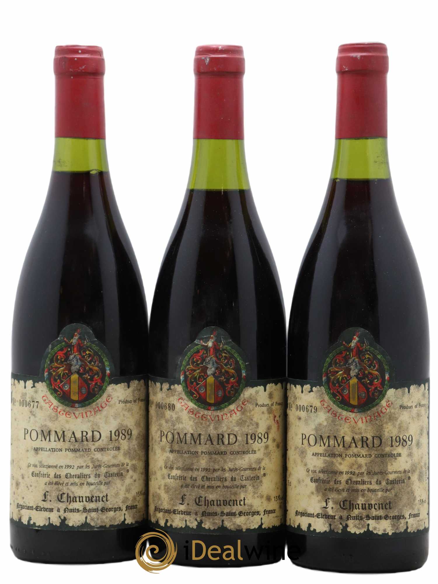 Pommard 1989 - Posten von 3 Flaschen - 0