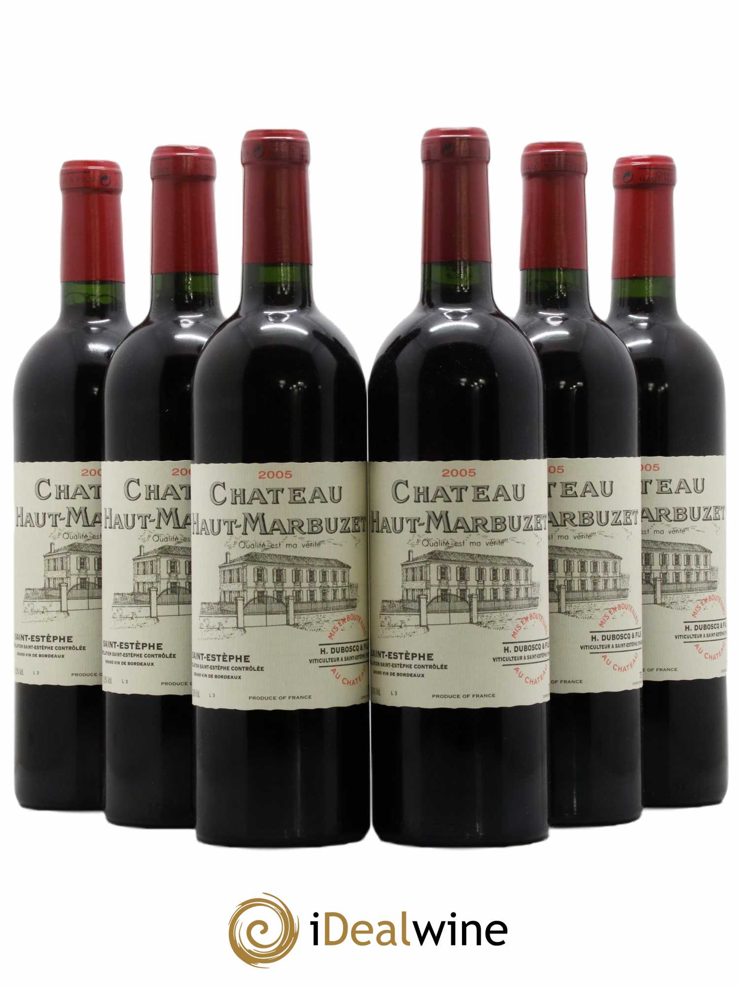 Château Haut Marbuzet 2005 - Lot de 6 bouteilles - 0
