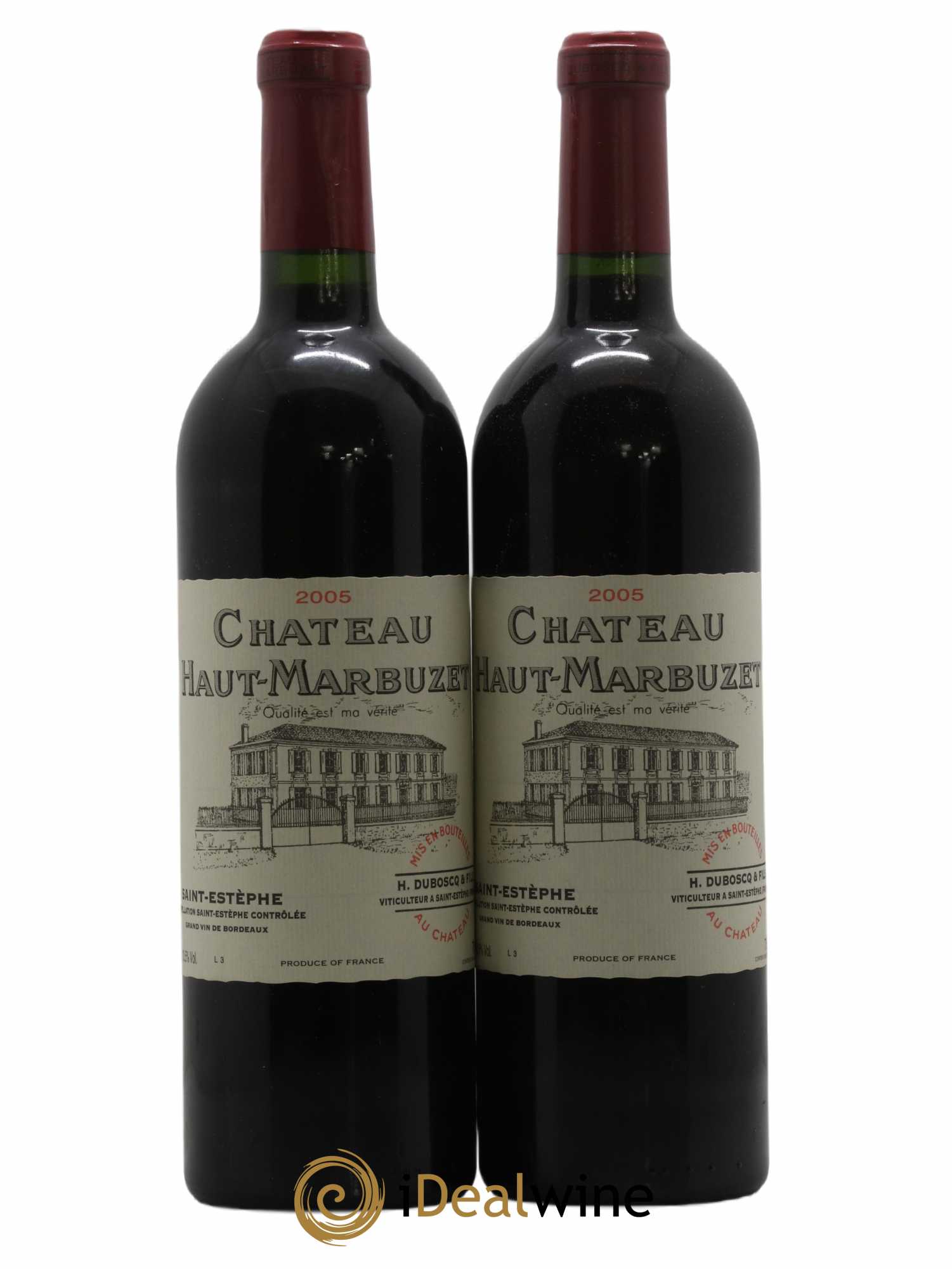 Château Haut Marbuzet 2005 - Lot de 2 bouteilles - 0