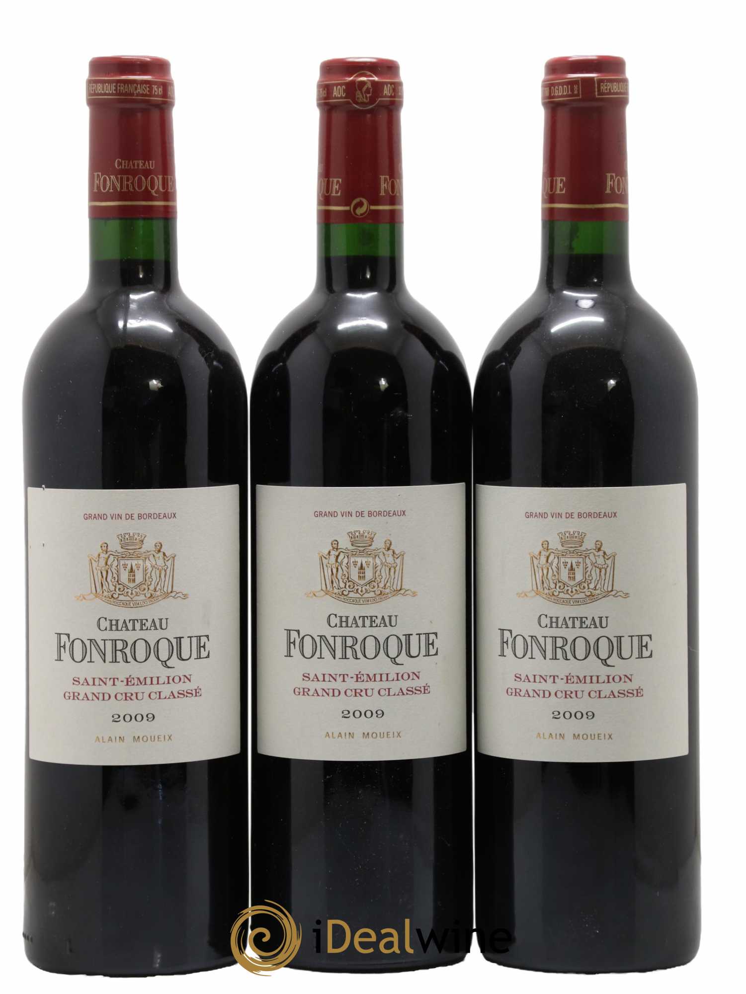Château Fonroque Grand Cru Classé 2009 - Lot de 3 bouteilles - 0