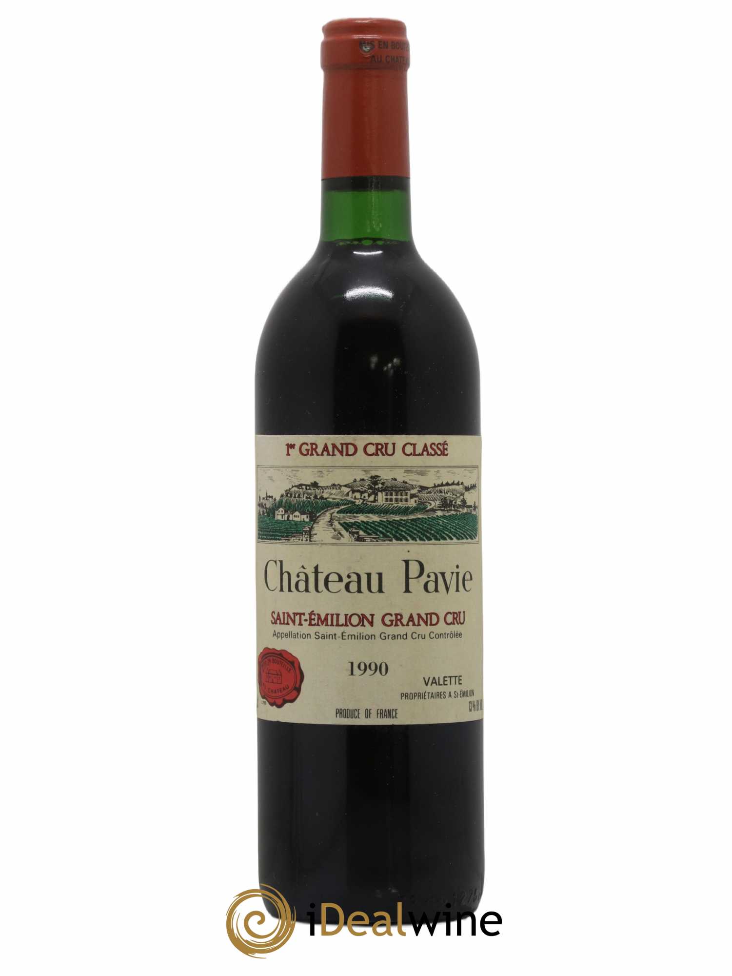 Château Pavie 1er Grand Cru Classé A 1990 - Lot de 1 bouteille - 0