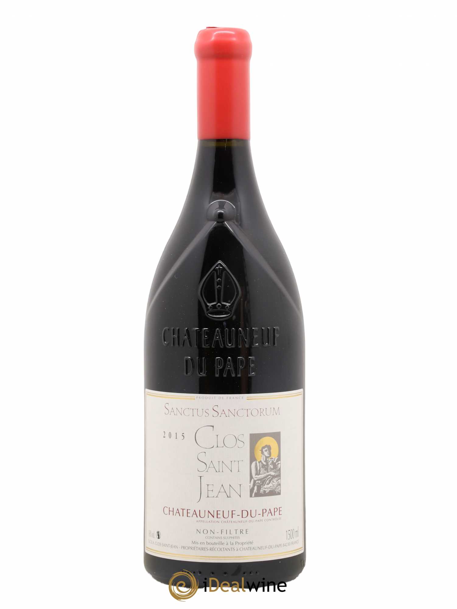 Châteauneuf-du-Pape Clos Saint-Jean Sanctus Sanctorum Pascal et Vincent Maurel 2015 - Lot de 1 magnum - 0