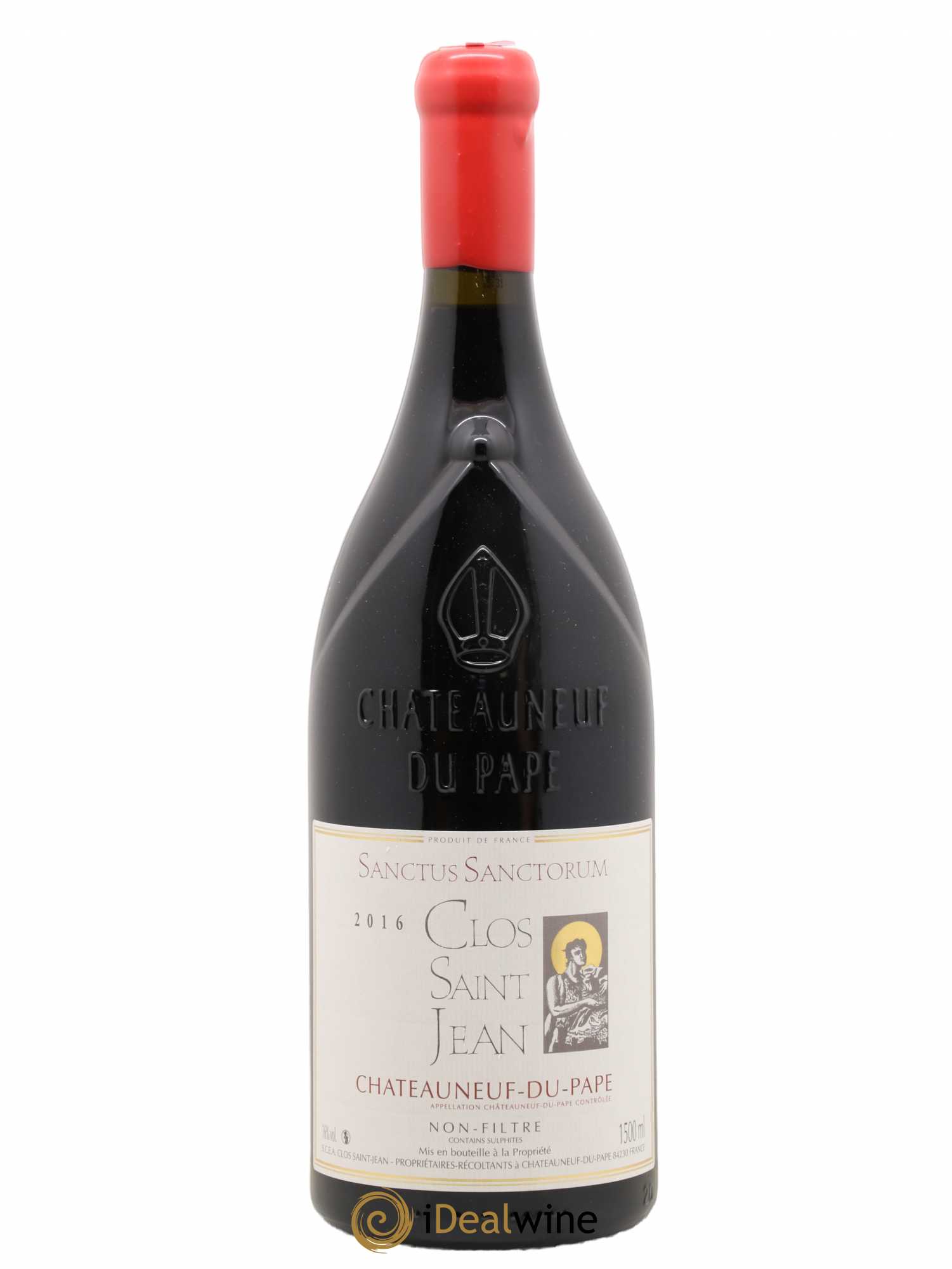 Châteauneuf-du-Pape Clos Saint-Jean Sanctus Sanctorum Pascal et Vincent Maurel 2016 - Lot de 1 magnum - 0