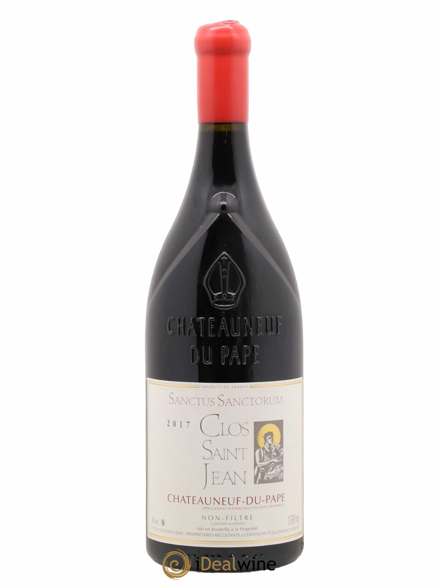 Châteauneuf-du-Pape Clos Saint-Jean Sanctus Sanctorum Pascal et Vincent Maurel 2017 - Lot de 1 magnum - 0