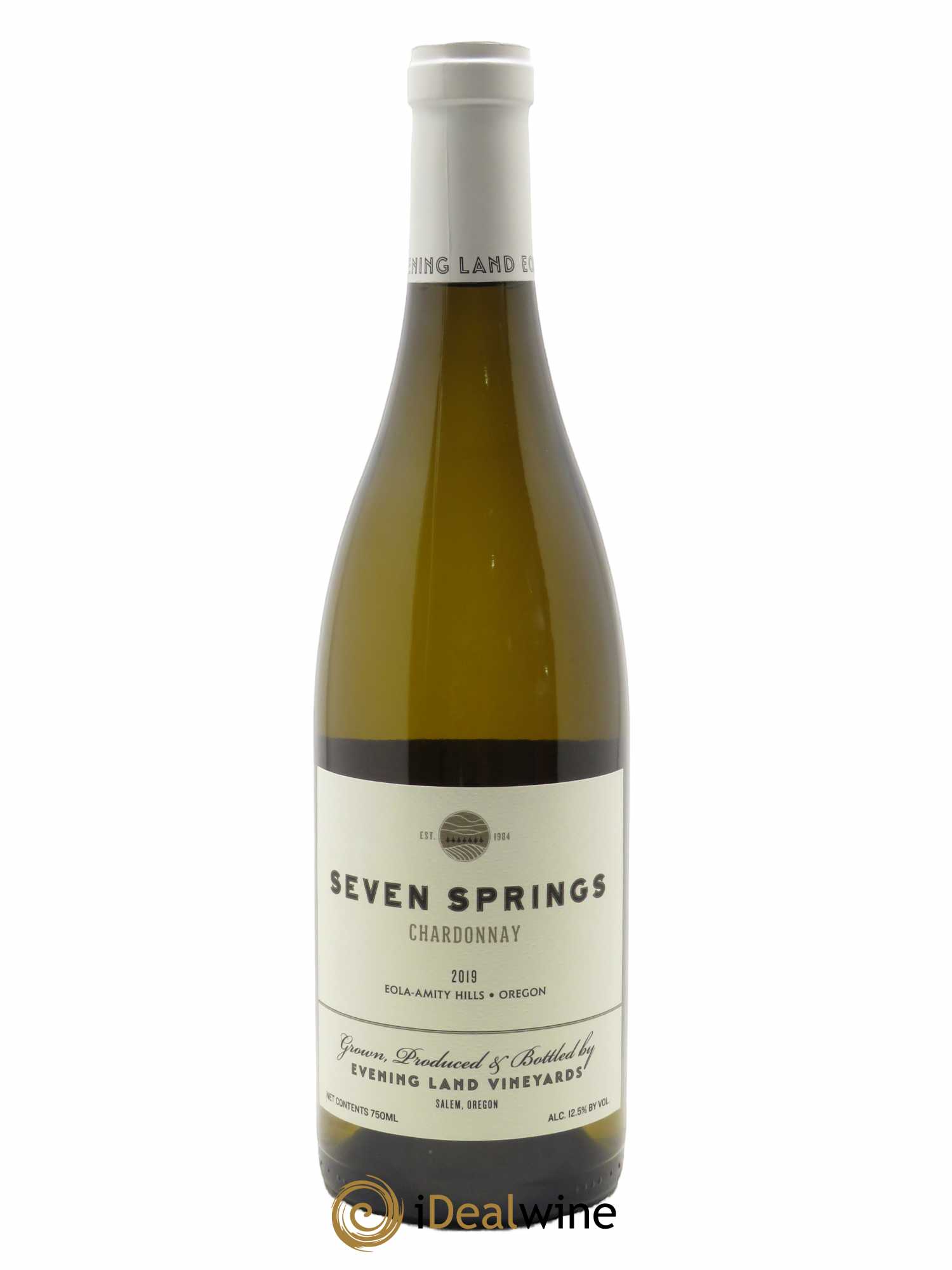 Eola-Amity Hills Seven Springs Chardonnay Evening Land - Rajat Parr 2019 - Lot de 1 bouteille - 0