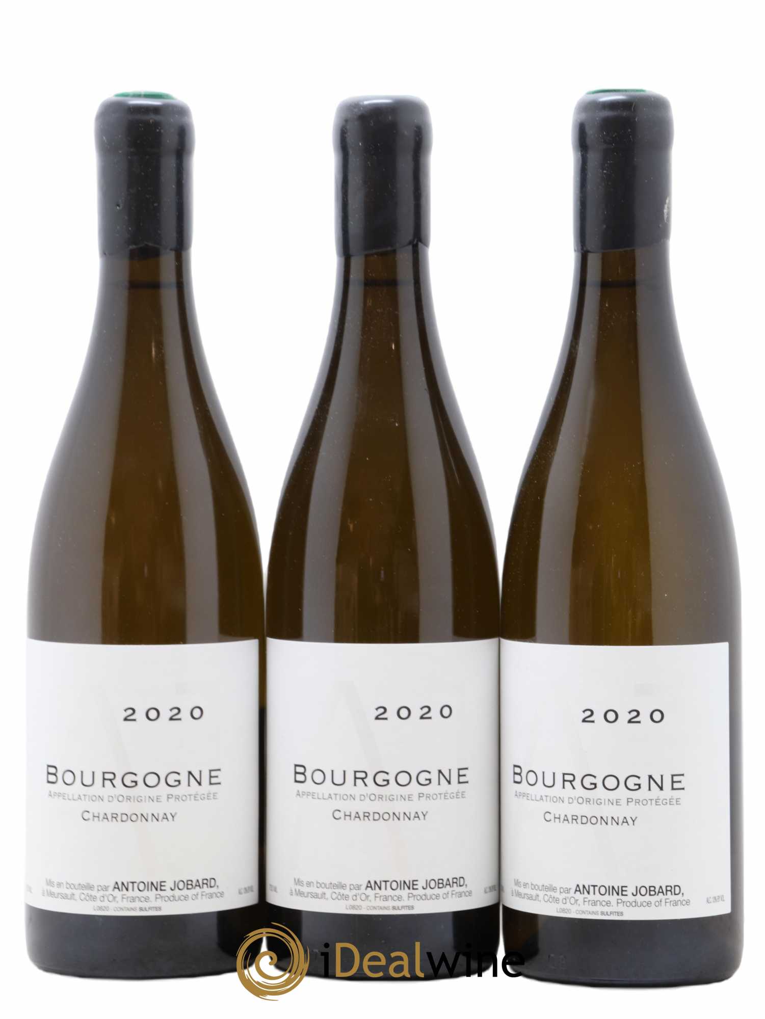 Bourgogne François et Antoine Jobard (Domaine) 2020 - Lot of 3 bottles - 0