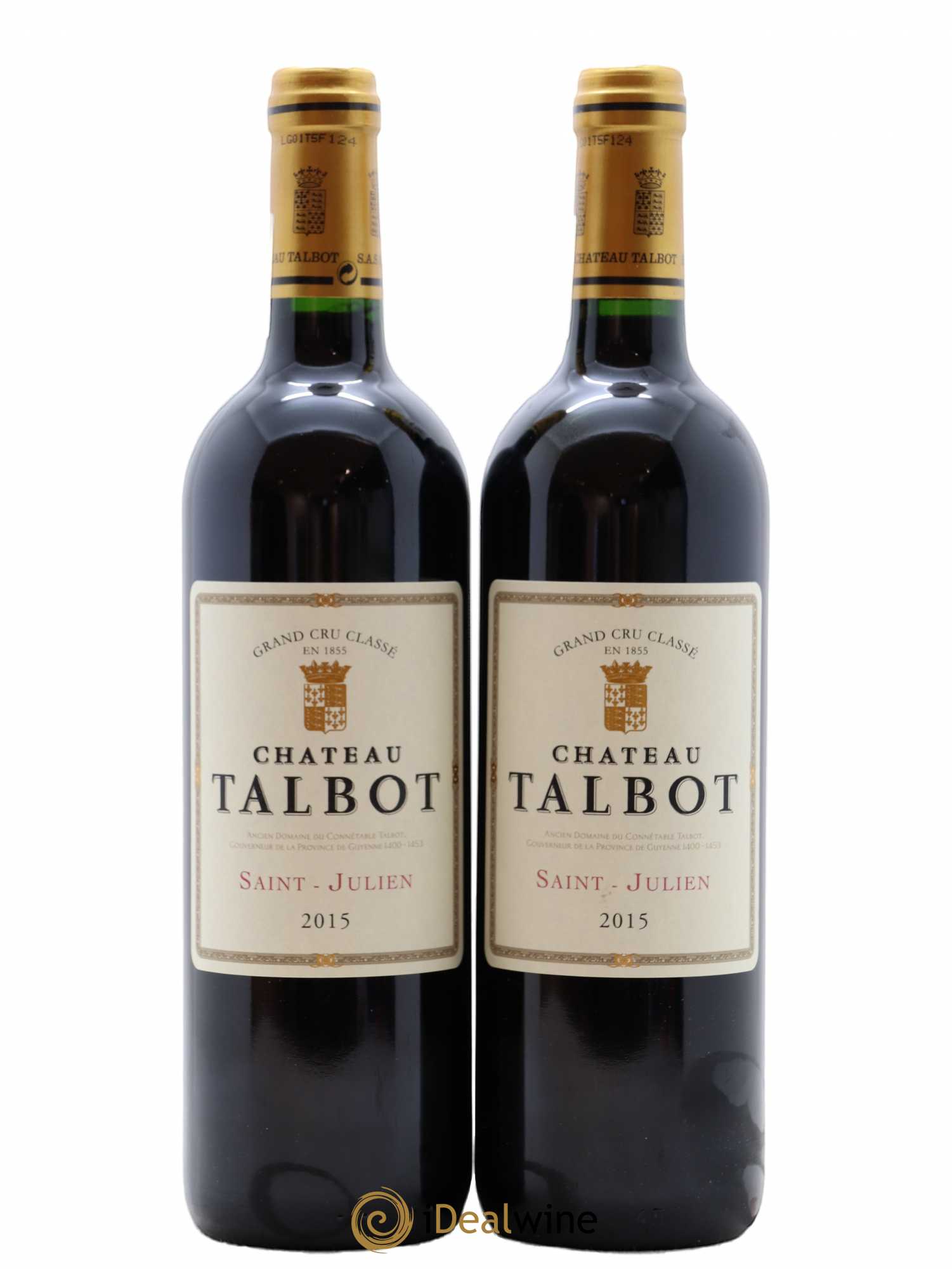 Château Talbot 4ème Grand Cru Classé 2015 - Lot de 2 bouteilles - 0
