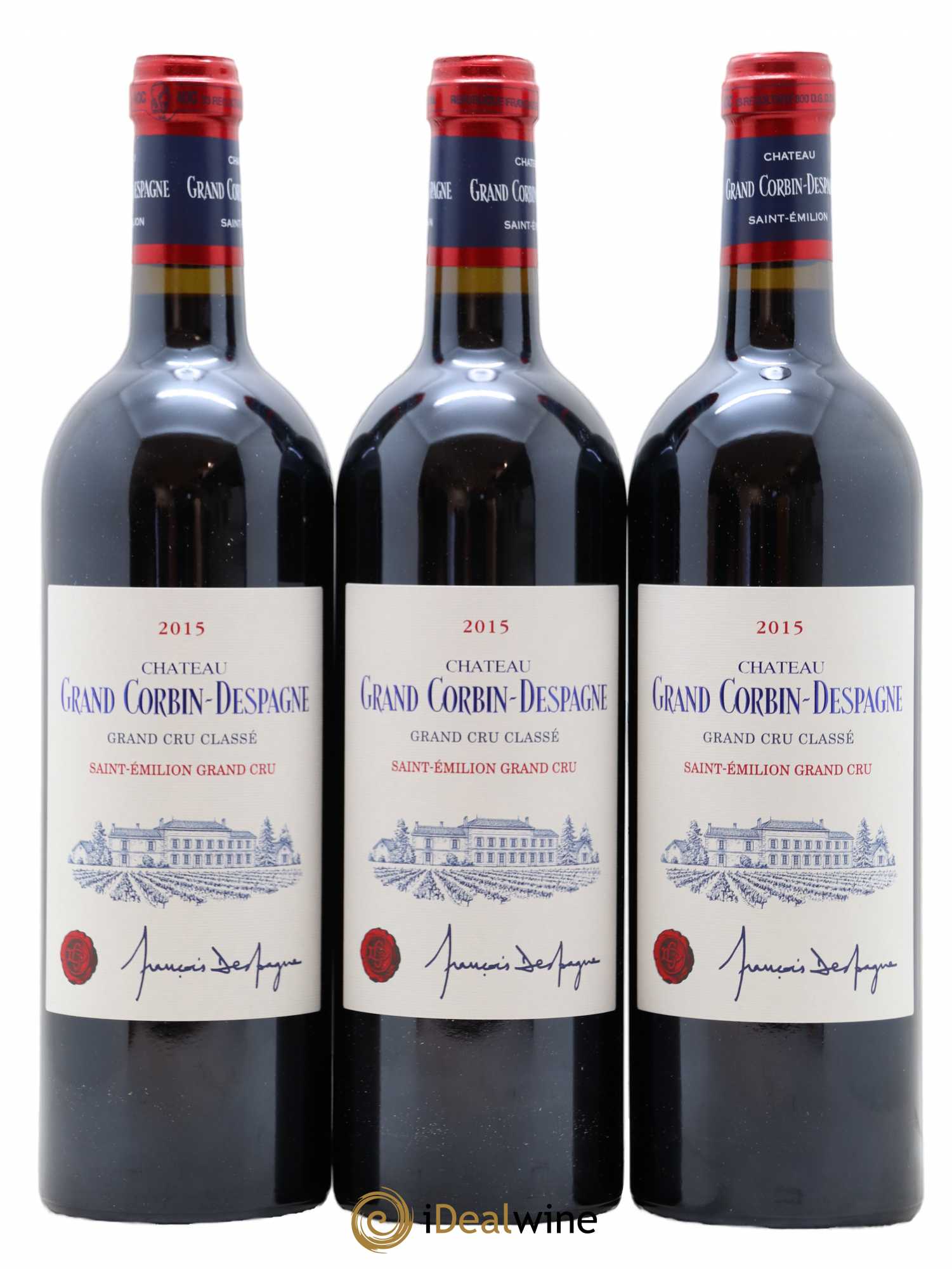 Château Grand Corbin Despagne Grand Cru Classé 2015 - Lot de 6 bouteilles - 2