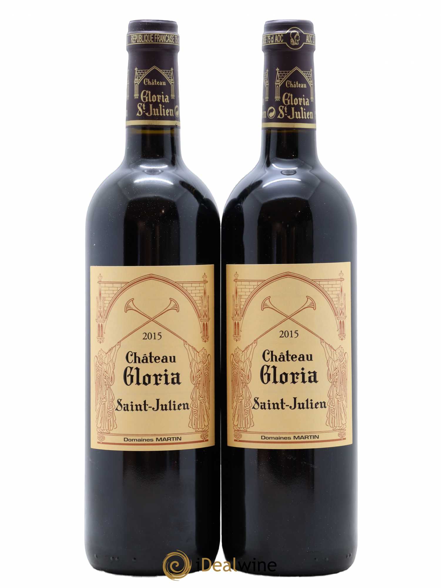 Château Gloria 2015 - Lot of 2 bottles - 0