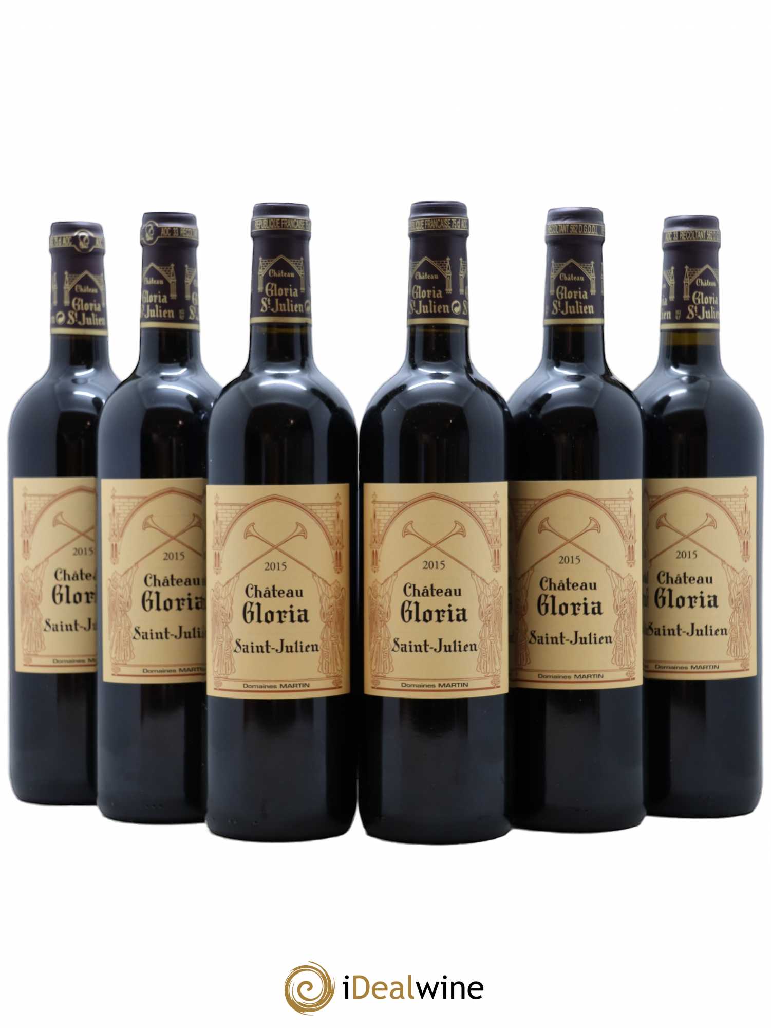 Château Gloria 2015 - Lot of 6 bottles - 0