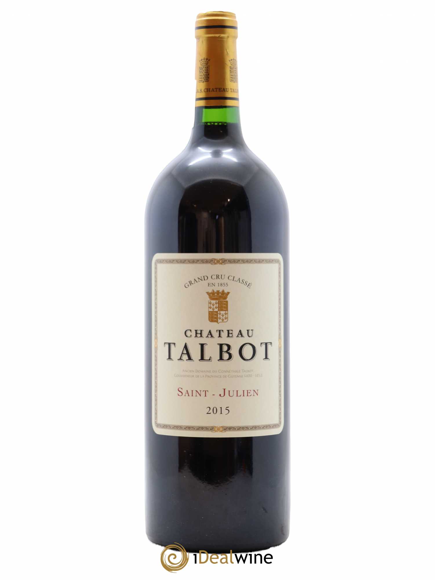 Château Talbot 4ème Grand Cru Classé 2015 - Lot de 1 magnum - 0
