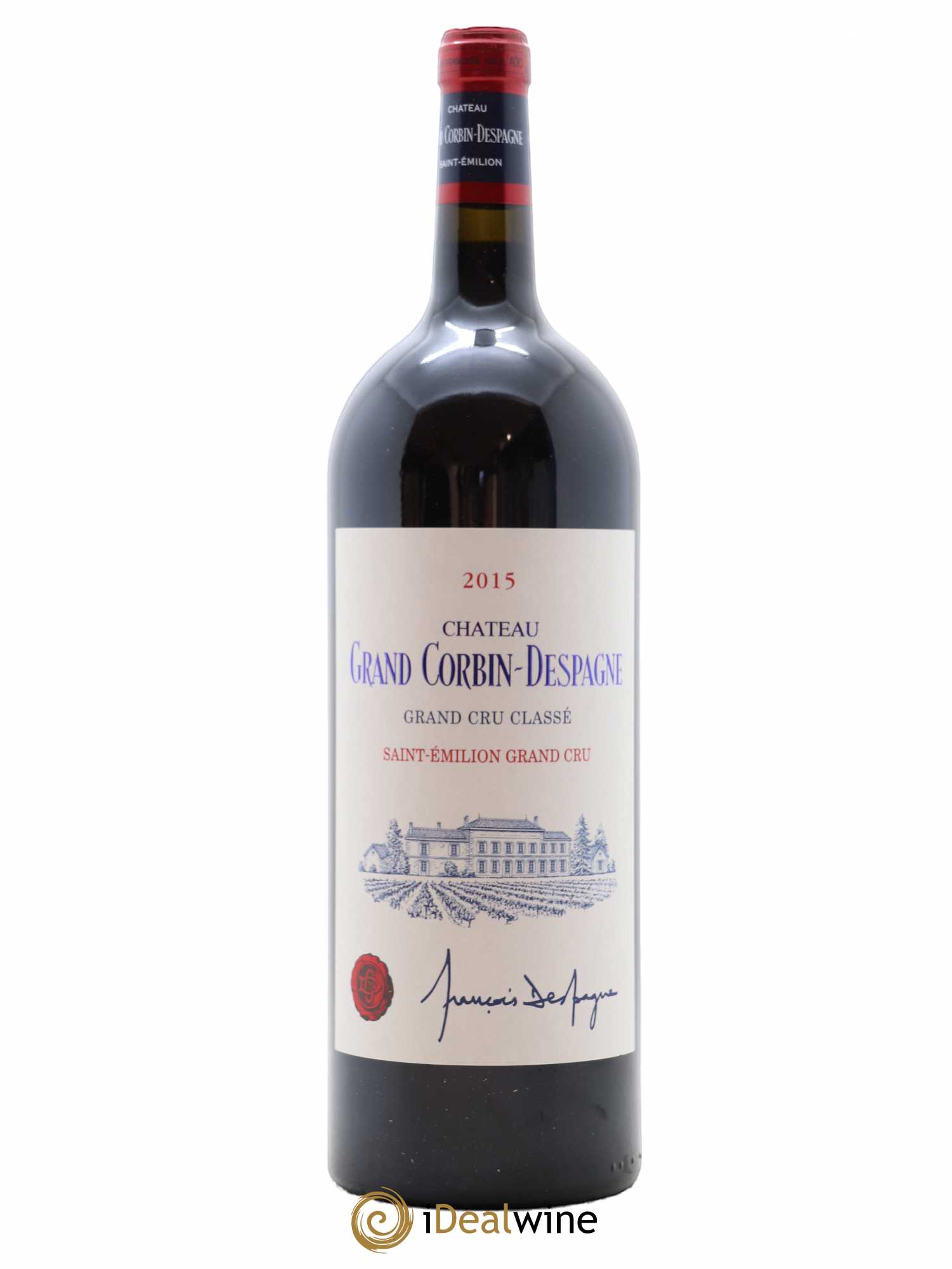 Château Grand Corbin Despagne Grand Cru Classé 2015 - Lot de 1 magnum - 0