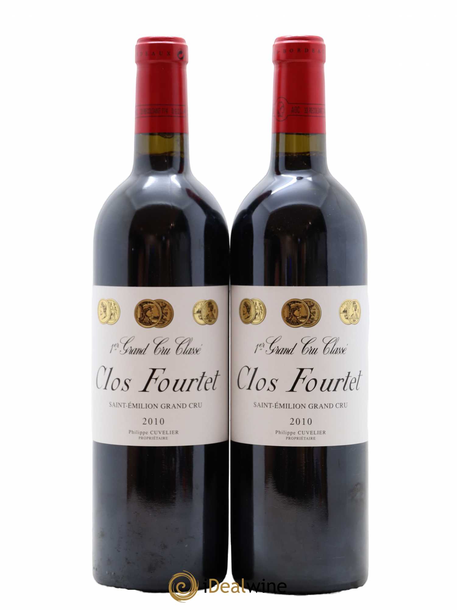 Clos Fourtet 1er Grand Cru Classé B 2010 - Lot de 2 bouteilles - 0