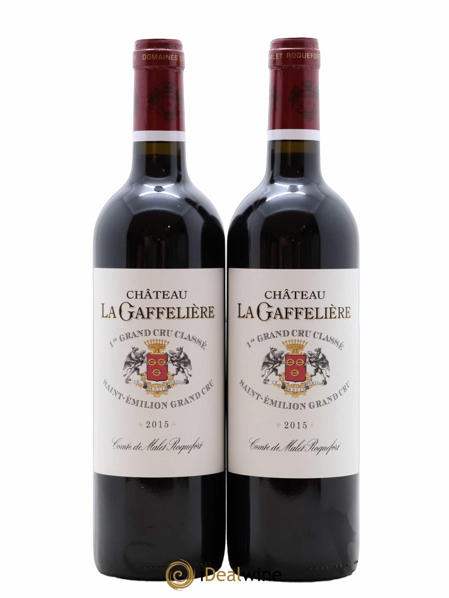 Château la Gaffelière 1er Grand Cru Classé B 2015 - Lot of 2 bottles - 0