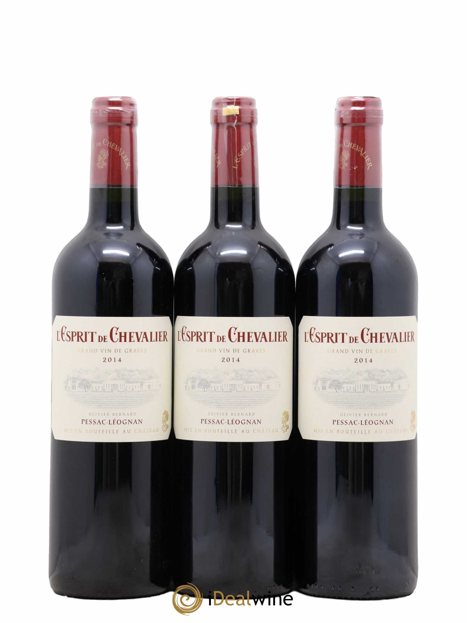 Esprit de Chevalier Second Vin 2014 - Lot de 3 bouteilles - 0