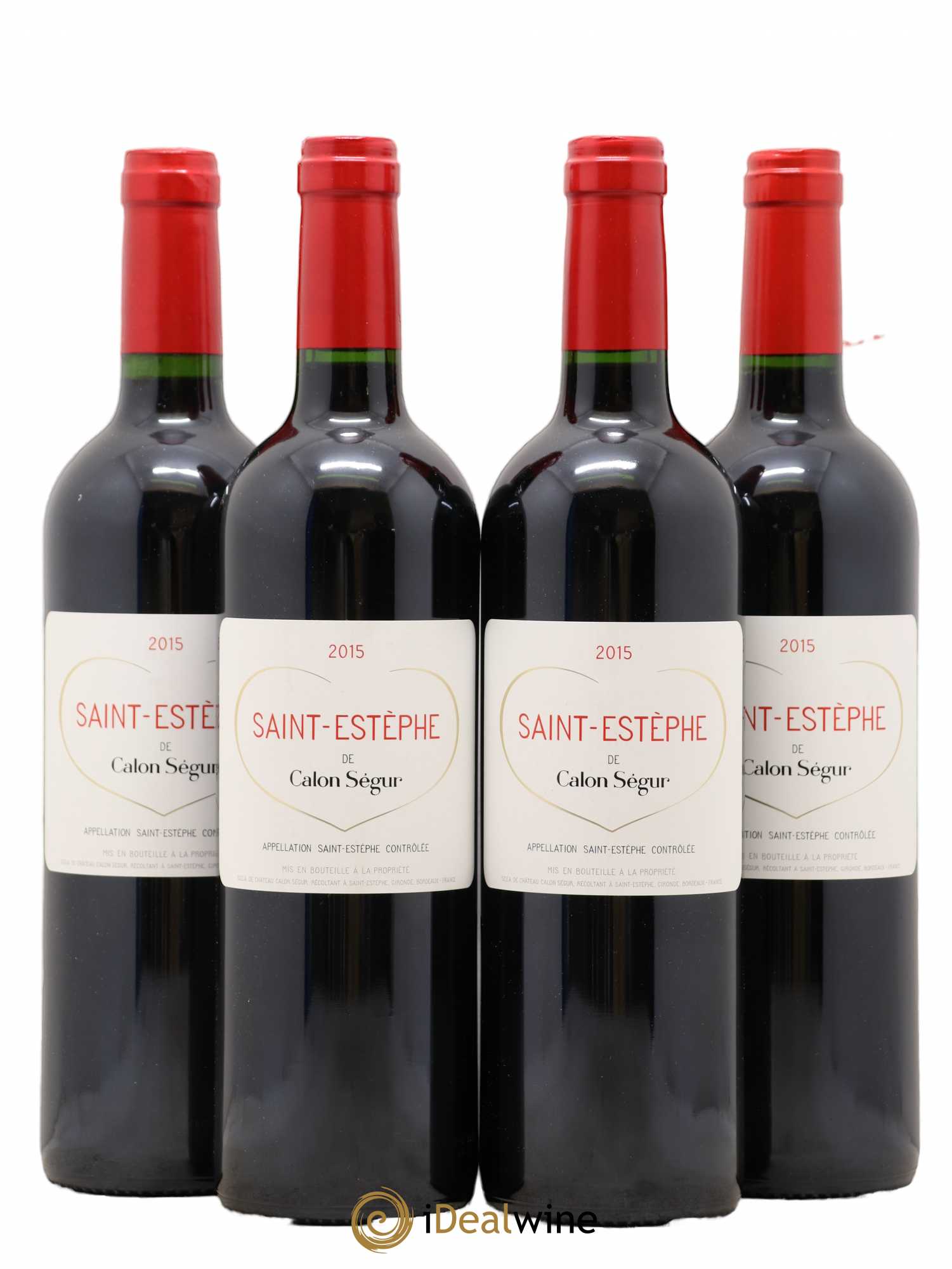 Saint-Estèphe Saint Estephe de Calon Segur 2015 - Posten von 4 Flaschen - 0