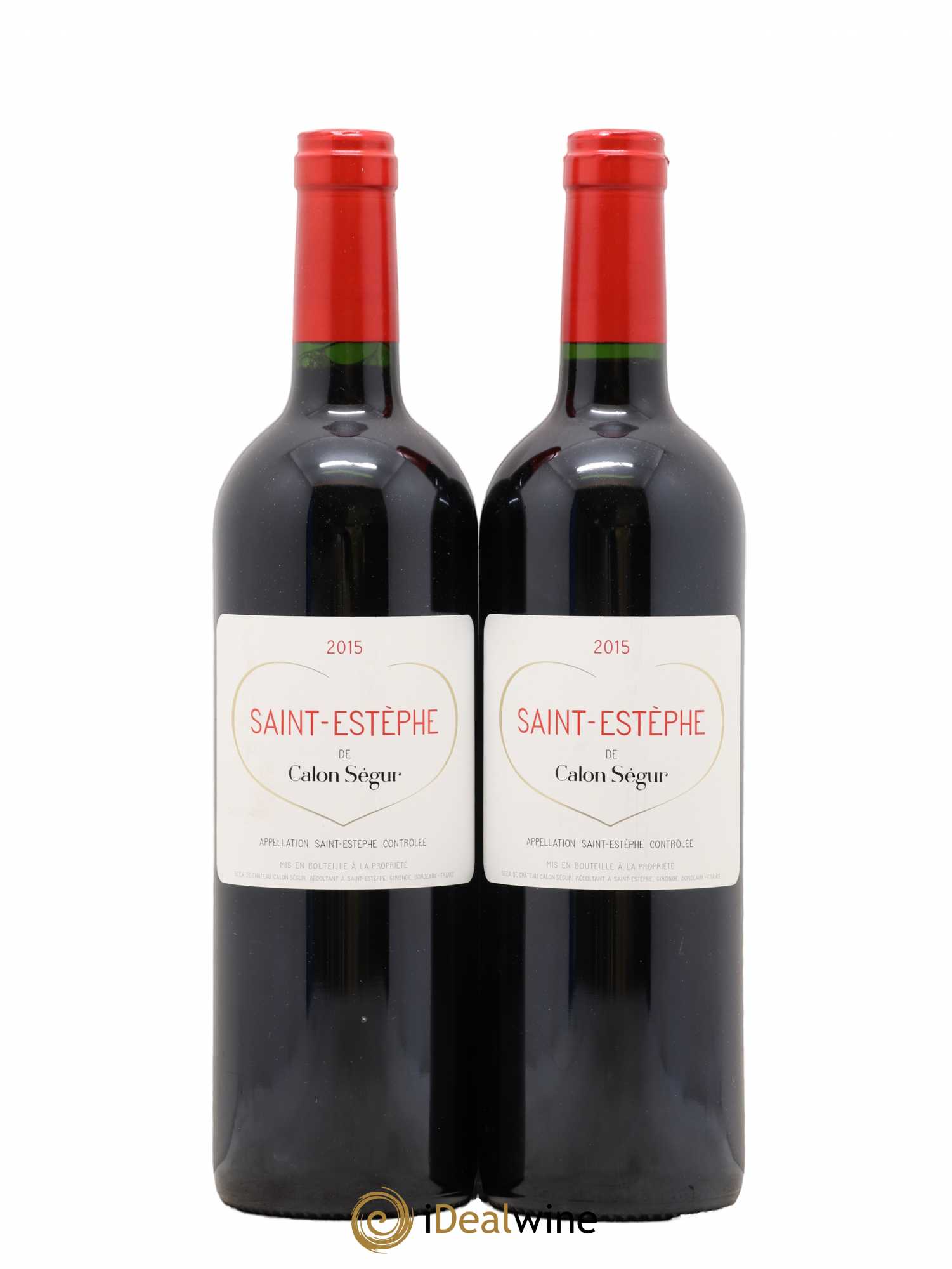 Saint-Estèphe Saint Estephe de Calon Segur 2015 - Posten von 2 Flaschen - 0
