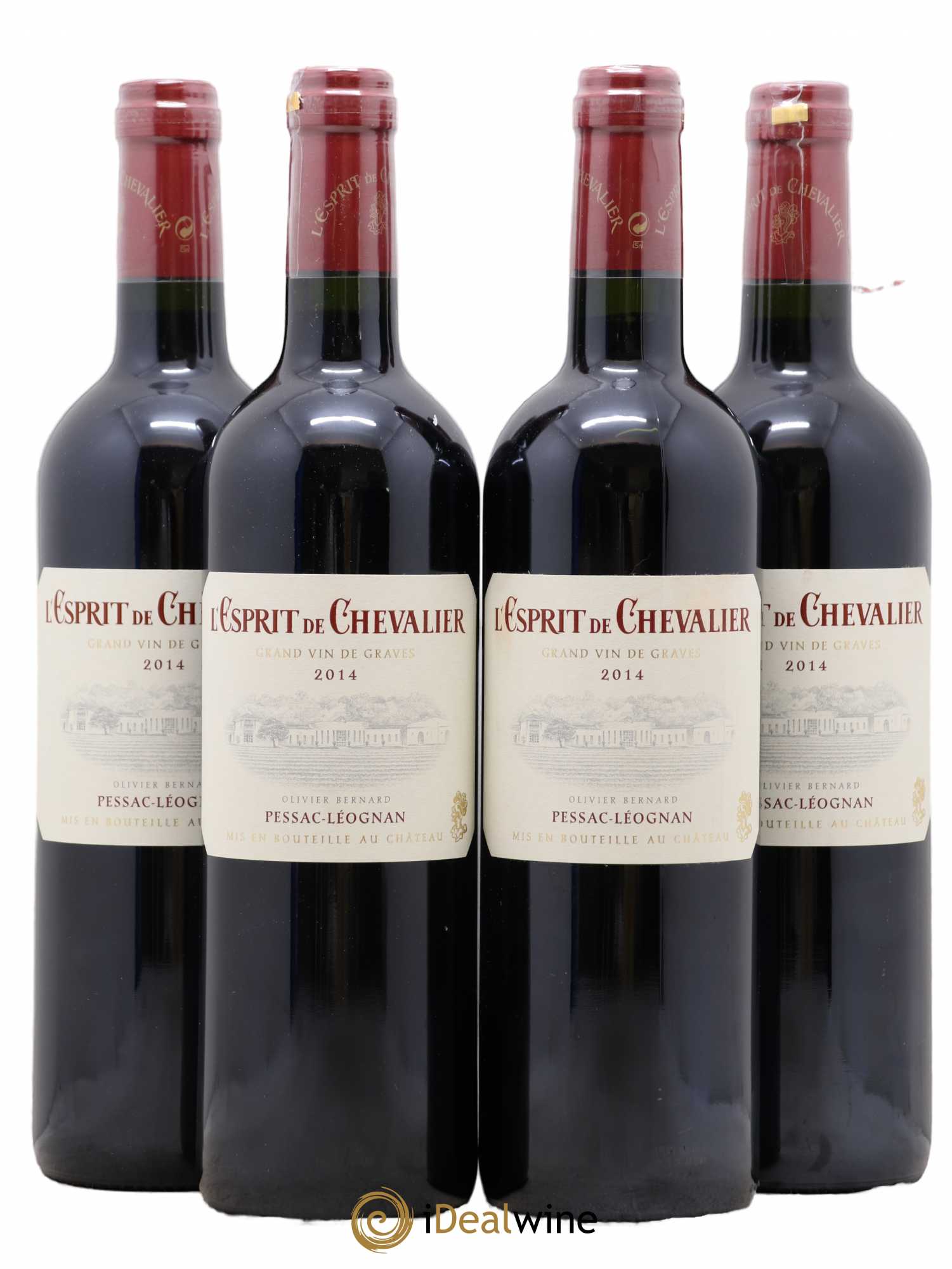 Esprit de Chevalier Second Vin 2014 - Lot de 4 bouteilles - 0