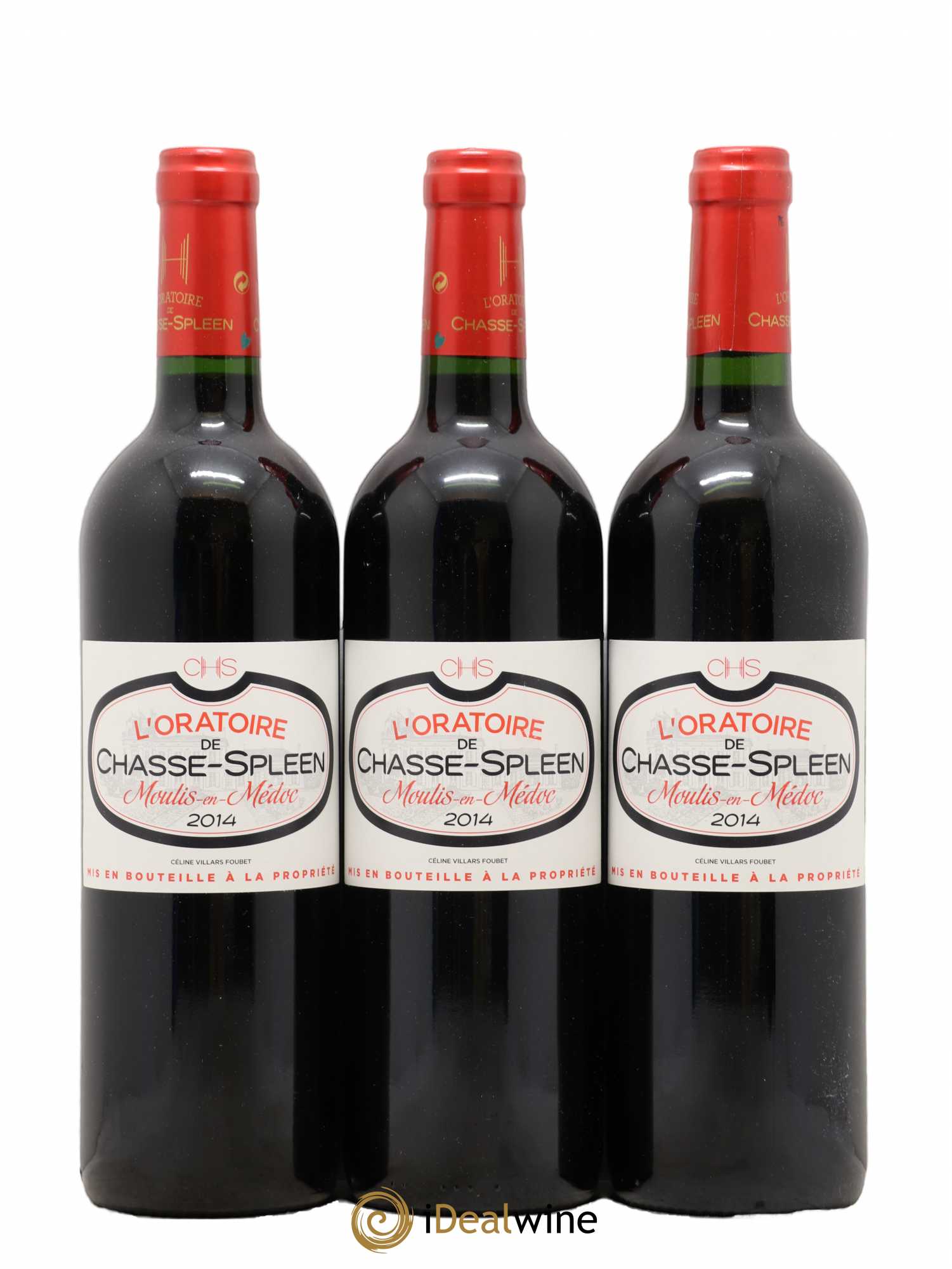 Oratoire de Chasse Spleen Second Vin 2014 - Lot de 6 bouteilles - 1
