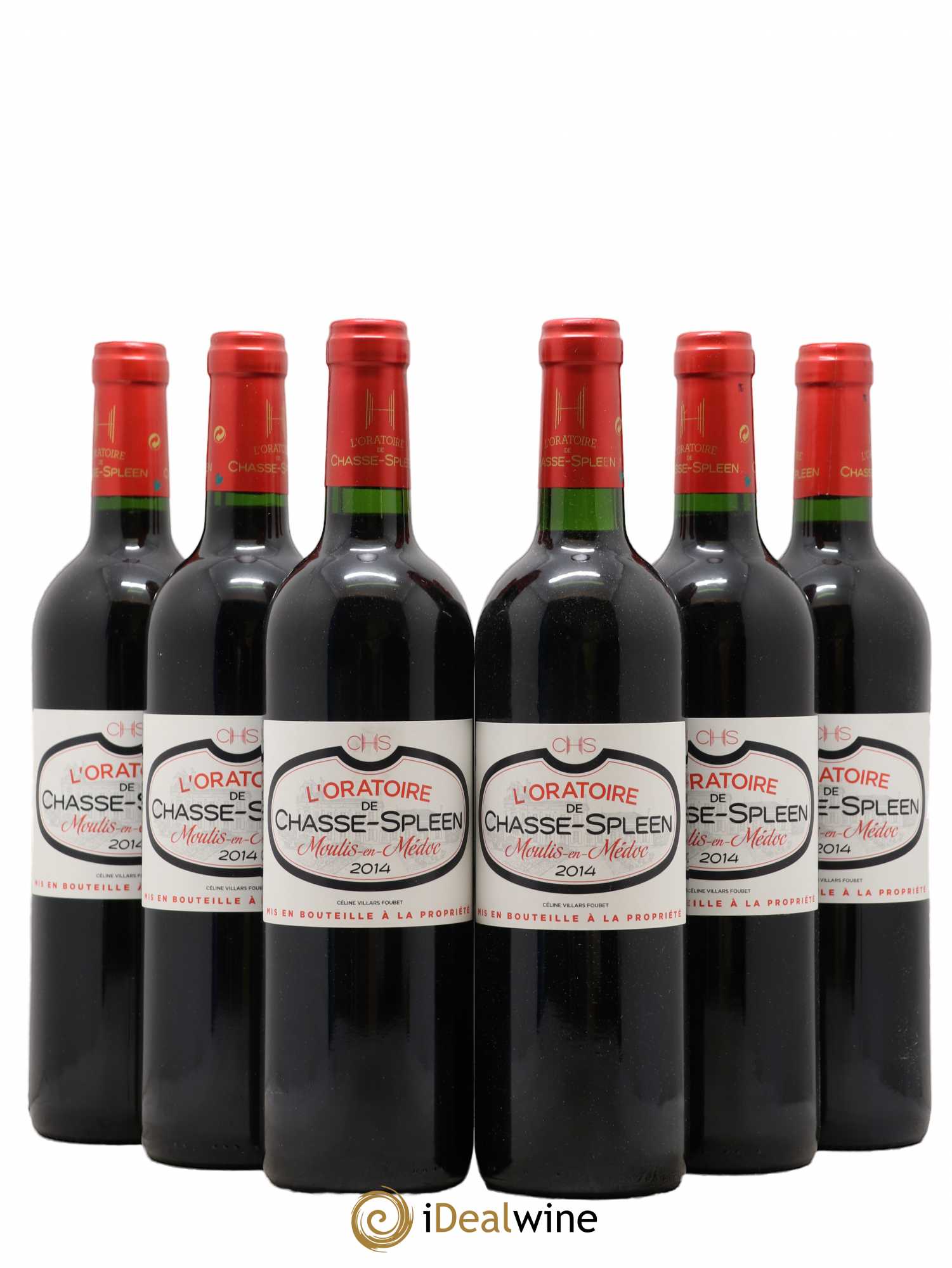 Oratoire de Chasse Spleen Second Vin 2014 - Lot de 6 bouteilles - 0