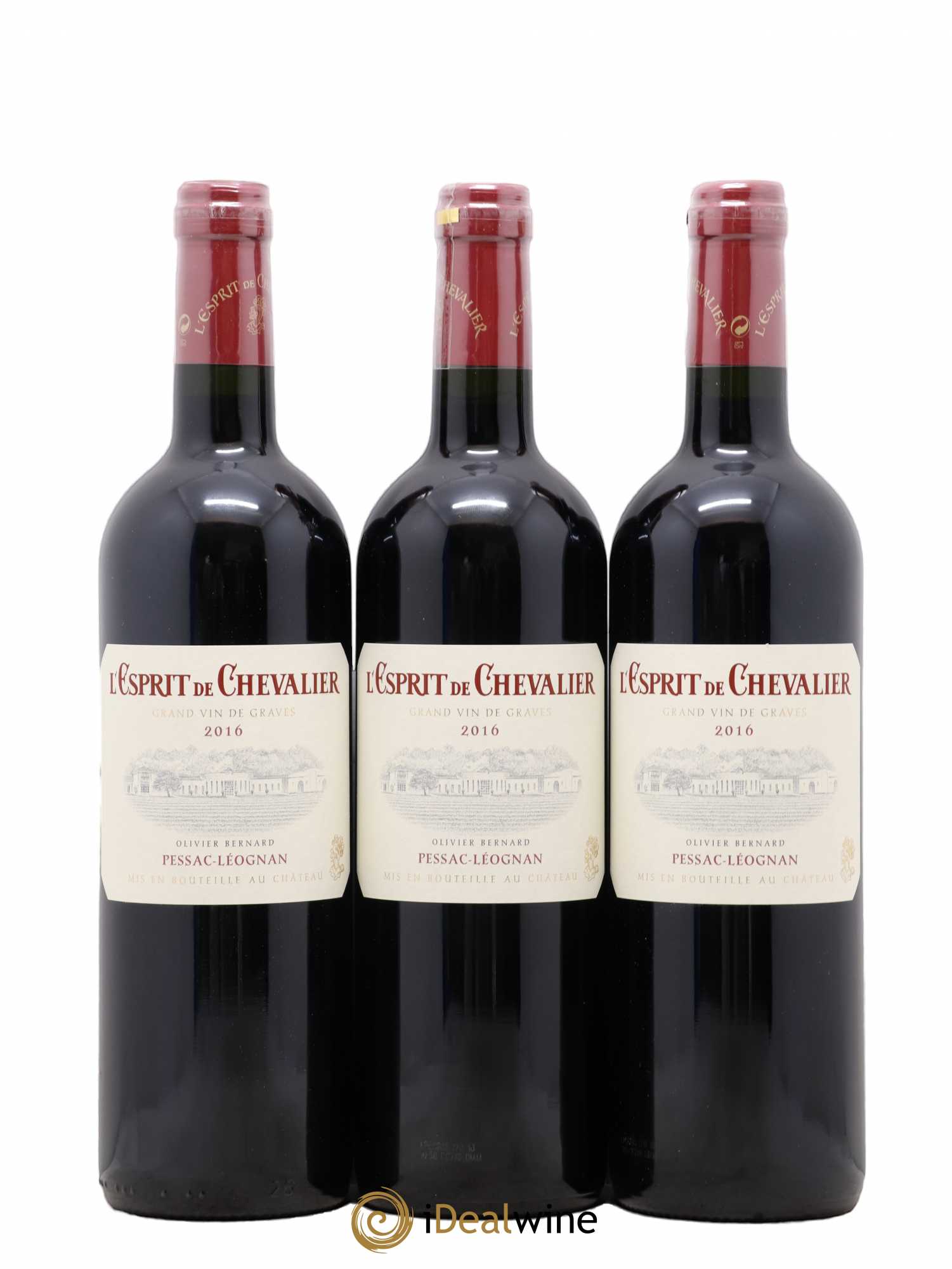 Esprit de Chevalier Second Vin 2016 - Lot de 6 bouteilles - 1