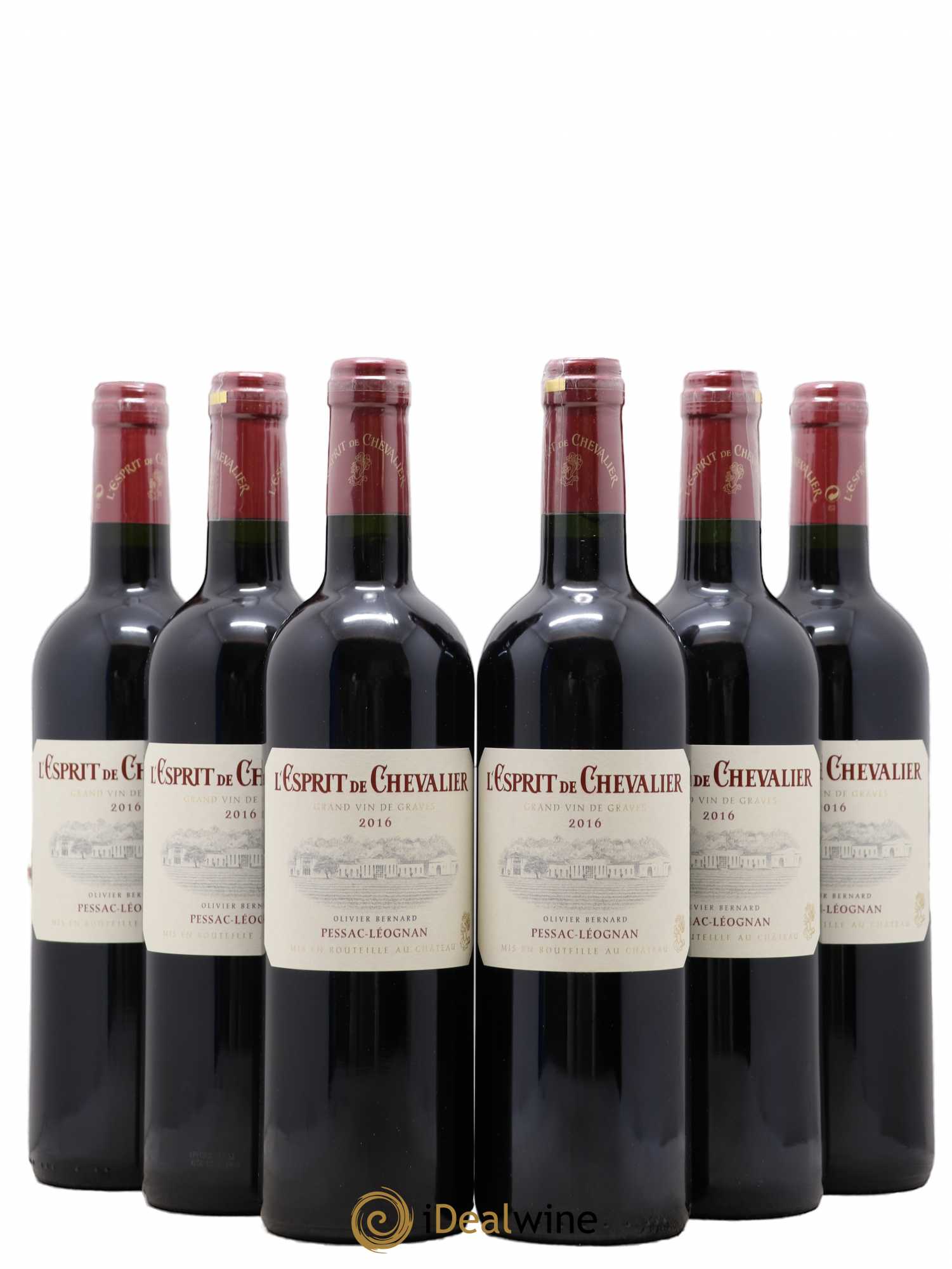 Esprit de Chevalier Second Vin 2016 - Lot de 6 bouteilles - 0
