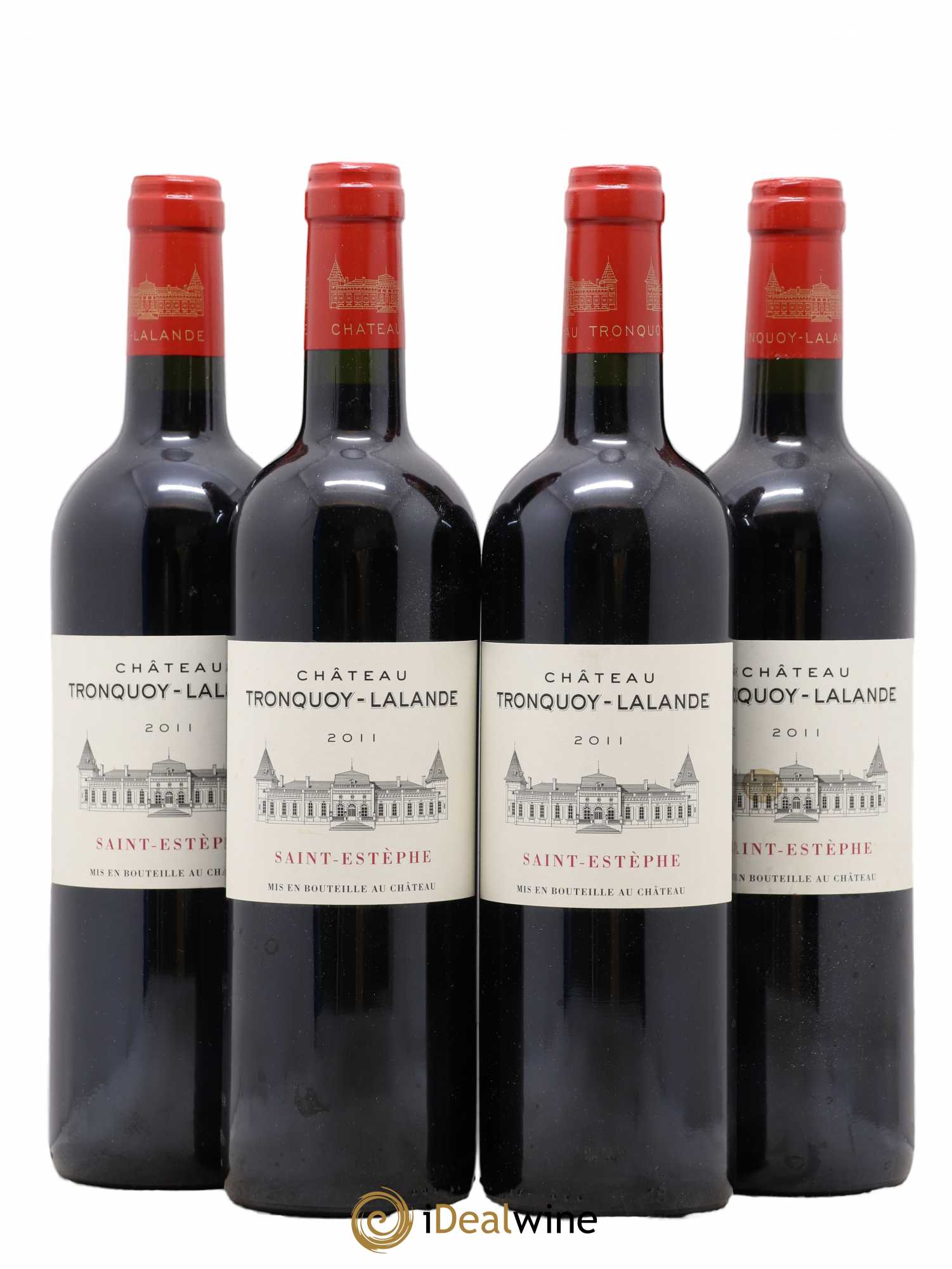 Château Tronquoy Lalande (sans prix de réserve) 2011 - Lot de 4 bouteilles - 0