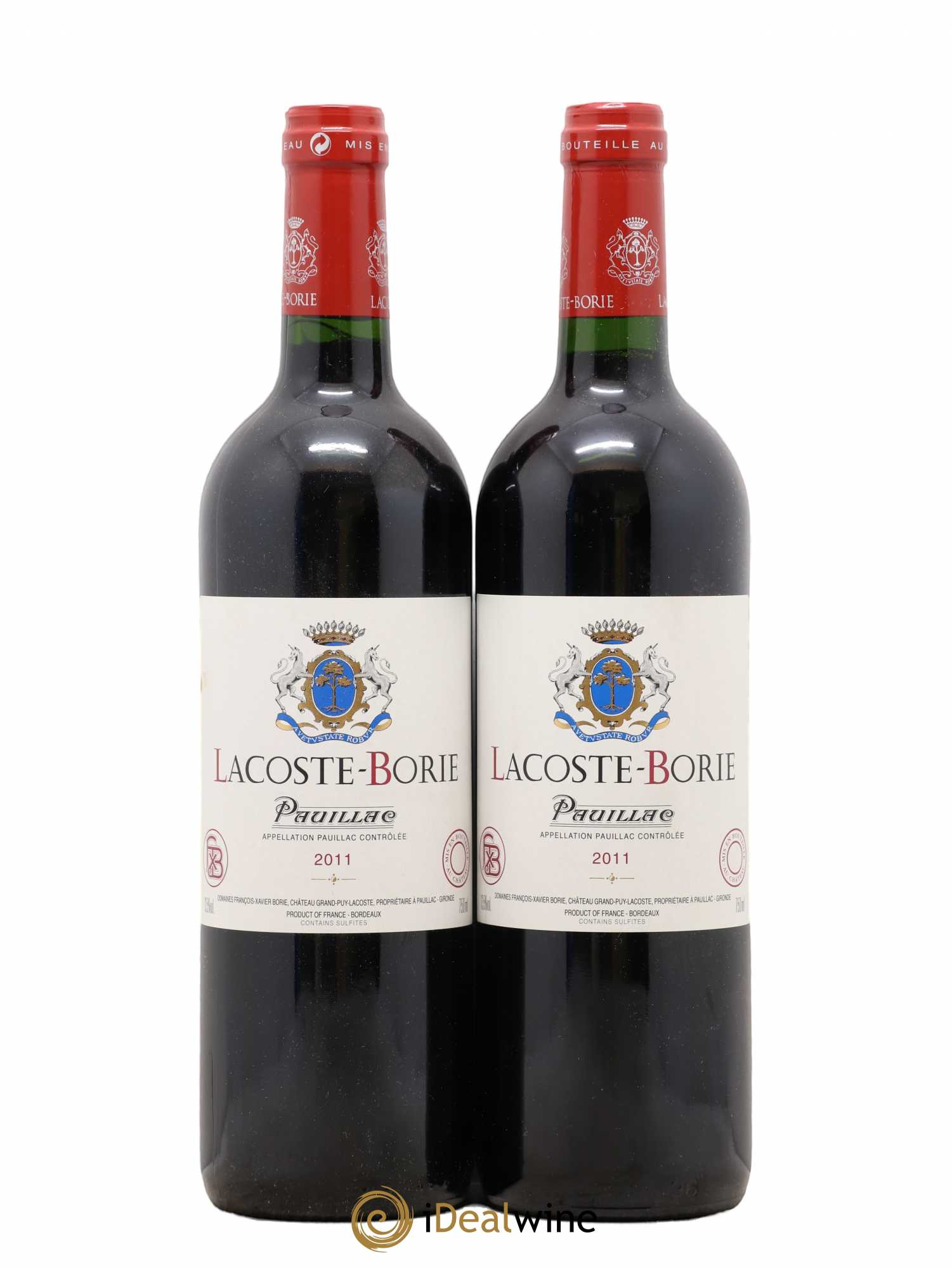 Lacoste Borie 2011 - Lot de 2 bouteilles - 0