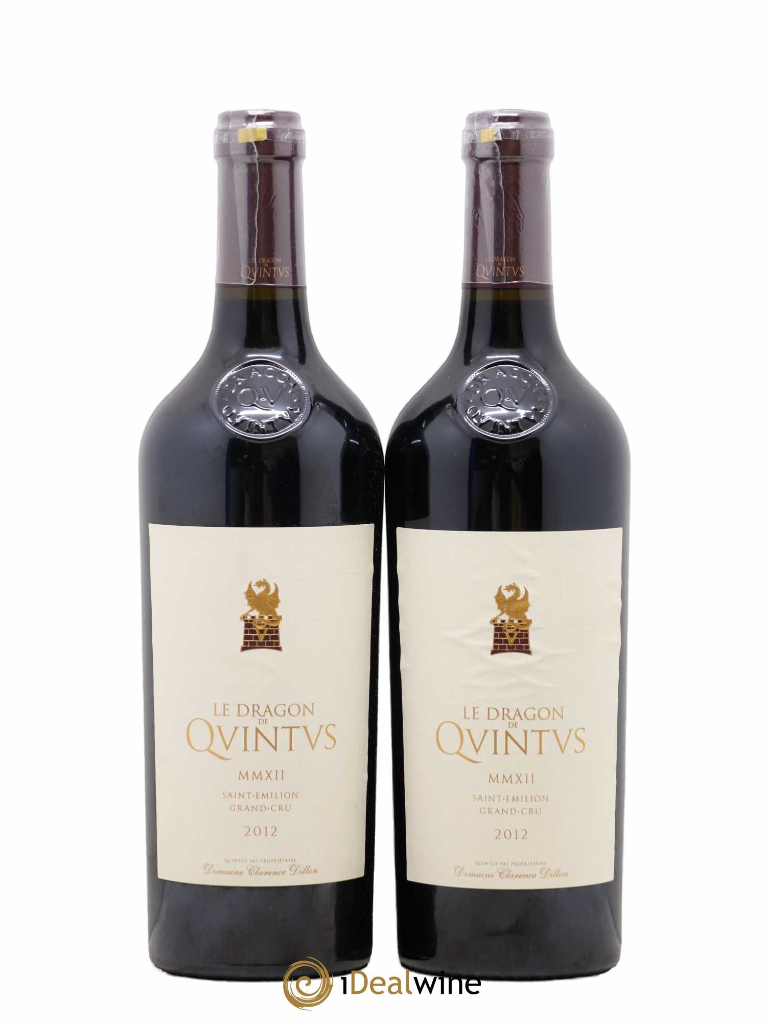 Saint-Émilion Grand Cru Dragon de Quintus 2012 - Lot de 2 bouteilles - 0
