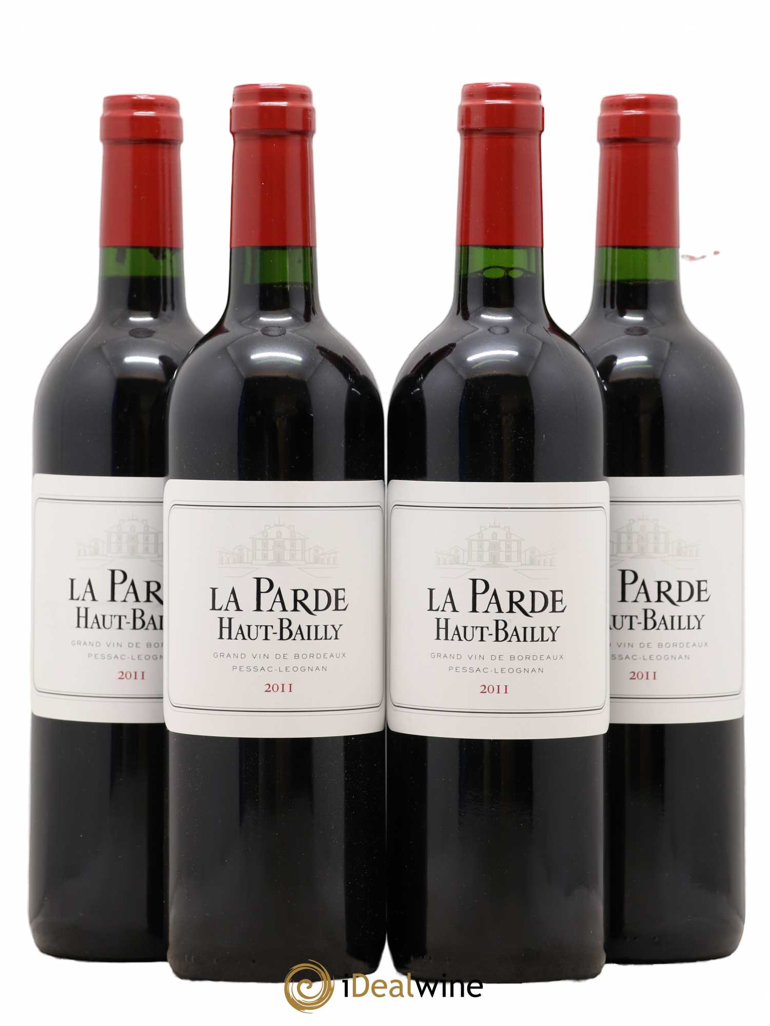 Haut Bailly II (Anciennement La Parde de Haut-Bailly) Second Vin 2011 - Lot de 4 bouteilles - 0