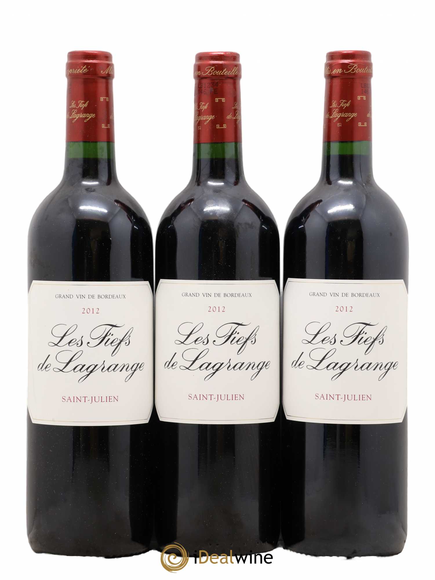 Les Fiefs de Lagrange Second Vin 2012 - Lot de 3 bouteilles - 0