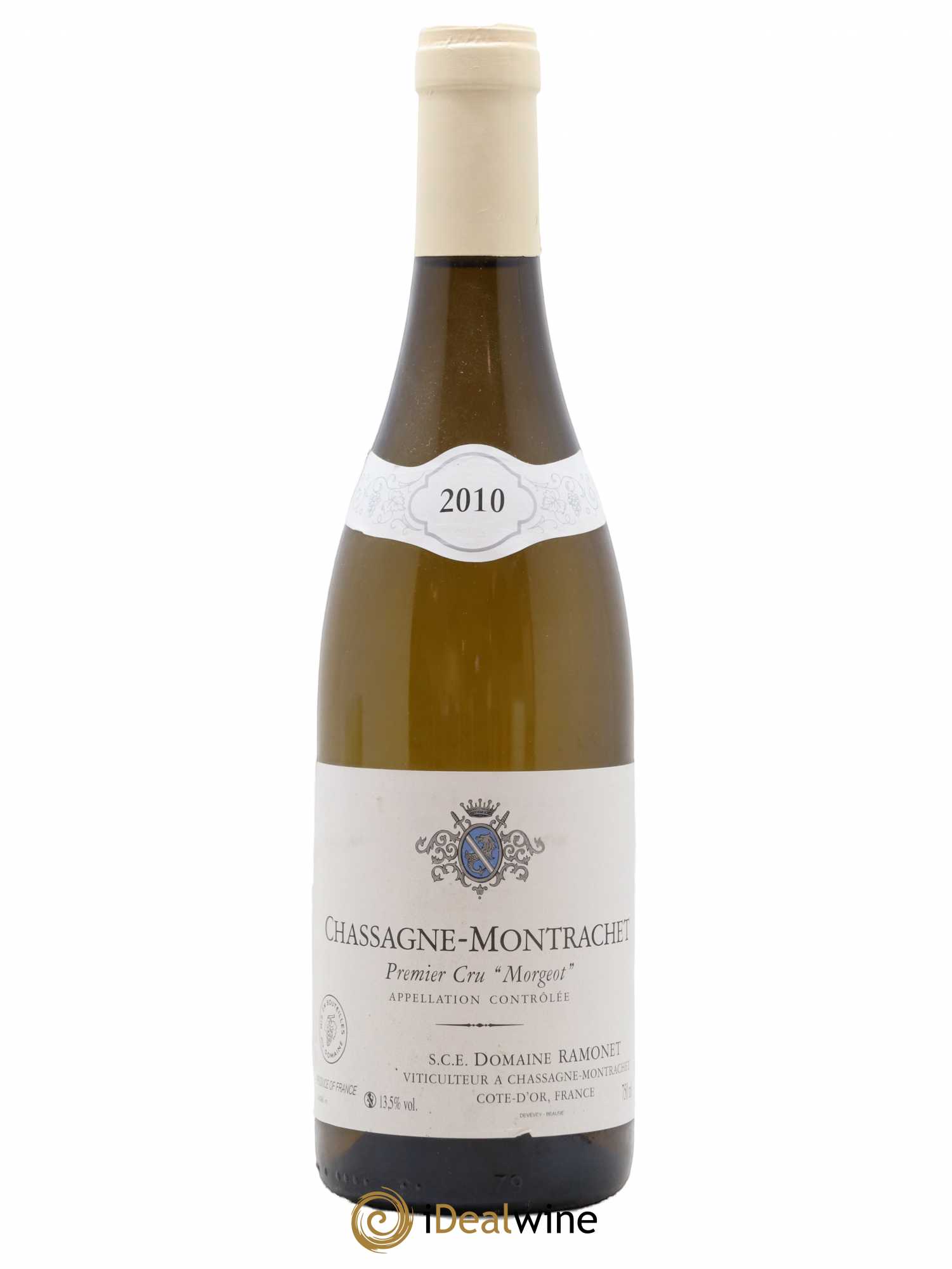 Chassagne-Montrachet 1er Cru Morgeot Ramonet (Domaine) 2010 - Lot de 1 bouteille - 0