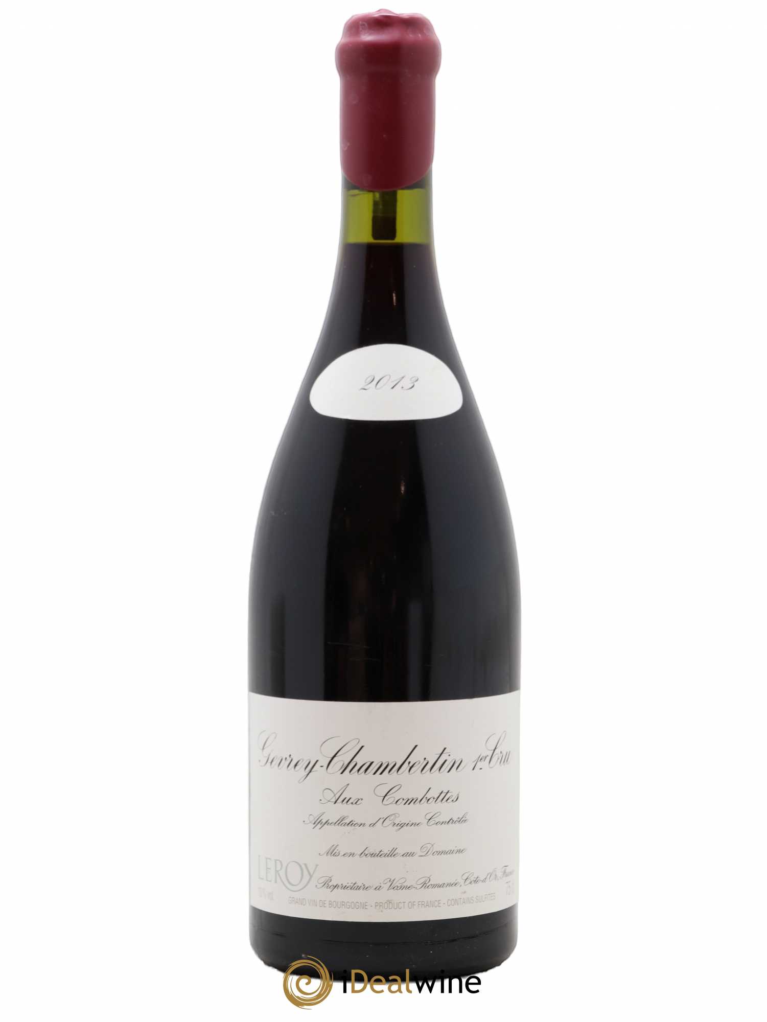 Gevrey-Chambertin 1er Cru Les Combottes Leroy (Domaine) 2013 - Lot de 1 bouteille - 0