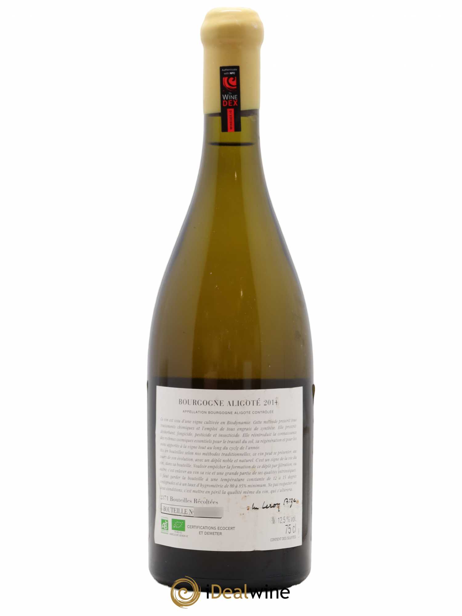Bourgogne Aligoté Sous Chatelet d'Auvenay (Domaine) 2014 - Lot de 1 bouteille - 1