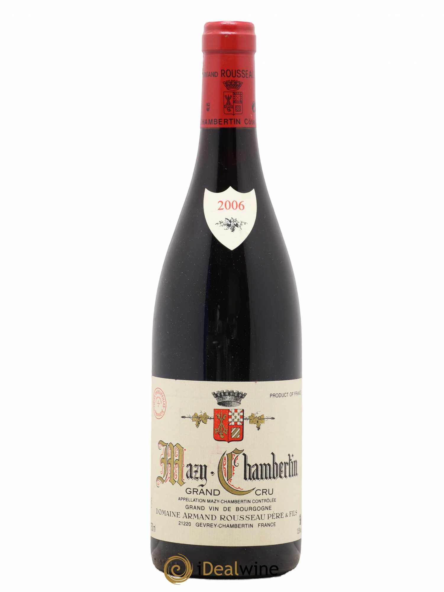 Mazis-Chambertin Grand Cru Armand Rousseau (Domaine) 2006 - Lot de 1 bouteille - 0