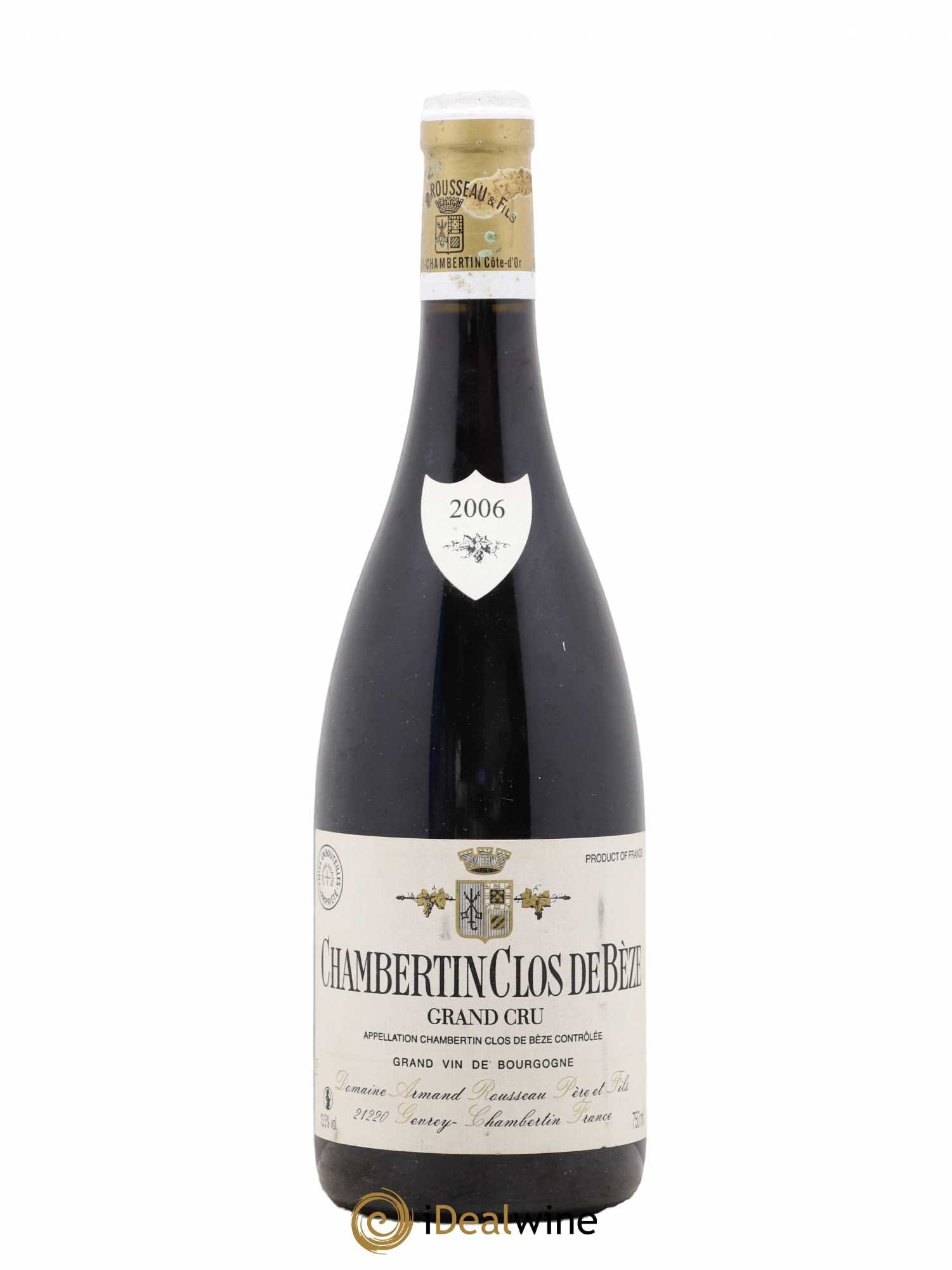 Chambertin Clos de Bèze Grand Cru Armand Rousseau (Domaine) 2006 - Lot de 1 bouteille - 0