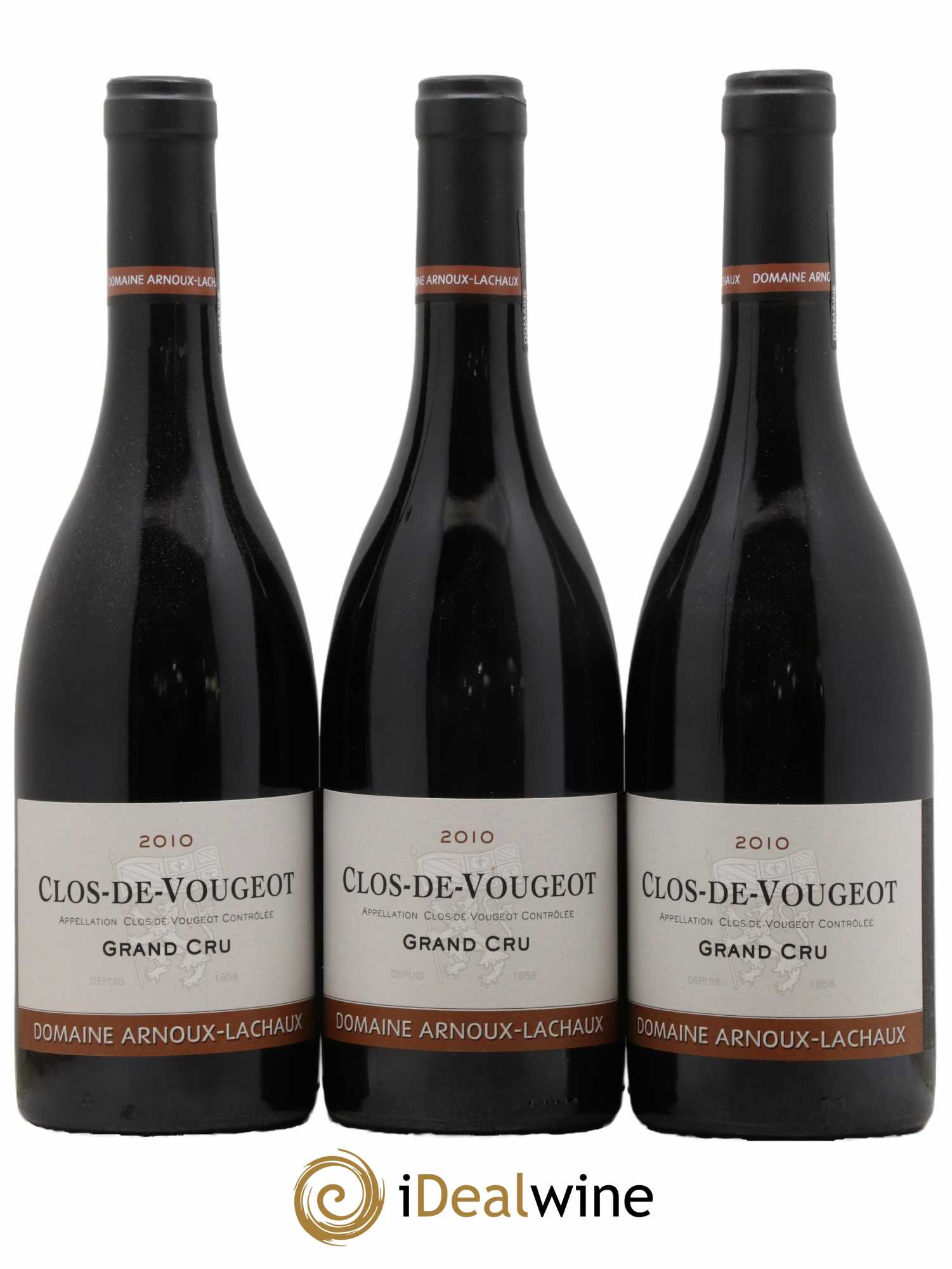 Clos de Vougeot Grand Cru Arnoux-Lachaux (Domaine) 2010 - Lot de 3 bouteilles - 0