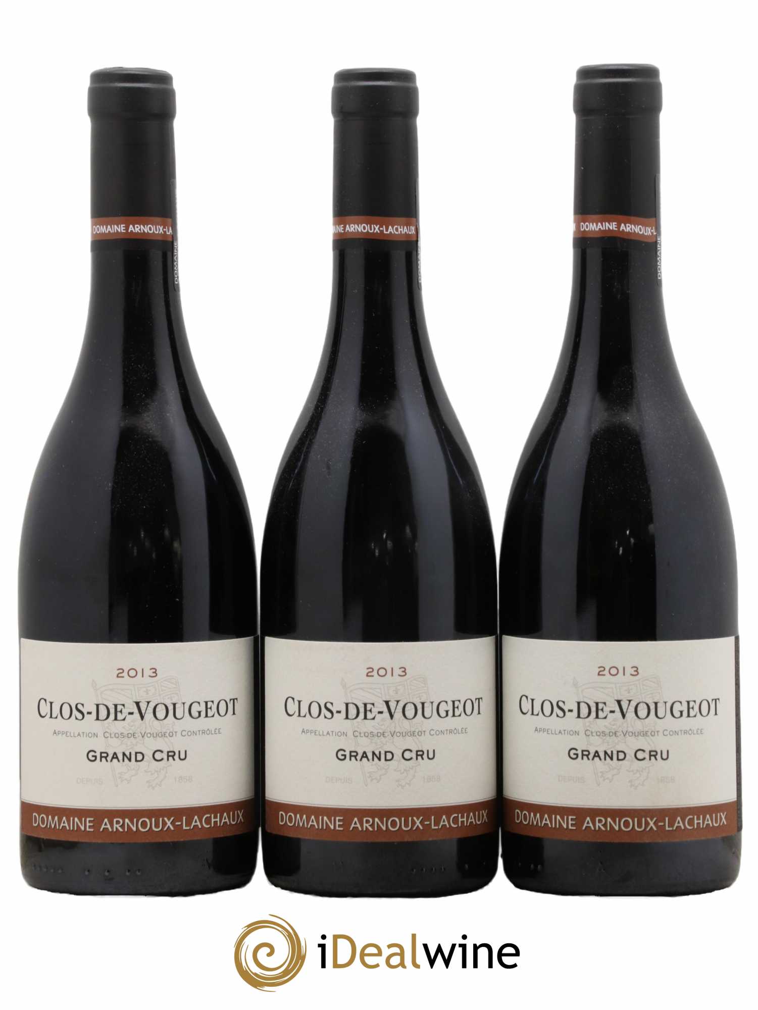 Clos de Vougeot Grand Cru Arnoux-Lachaux (Domaine) 2013 - Lot de 3 bouteilles - 0